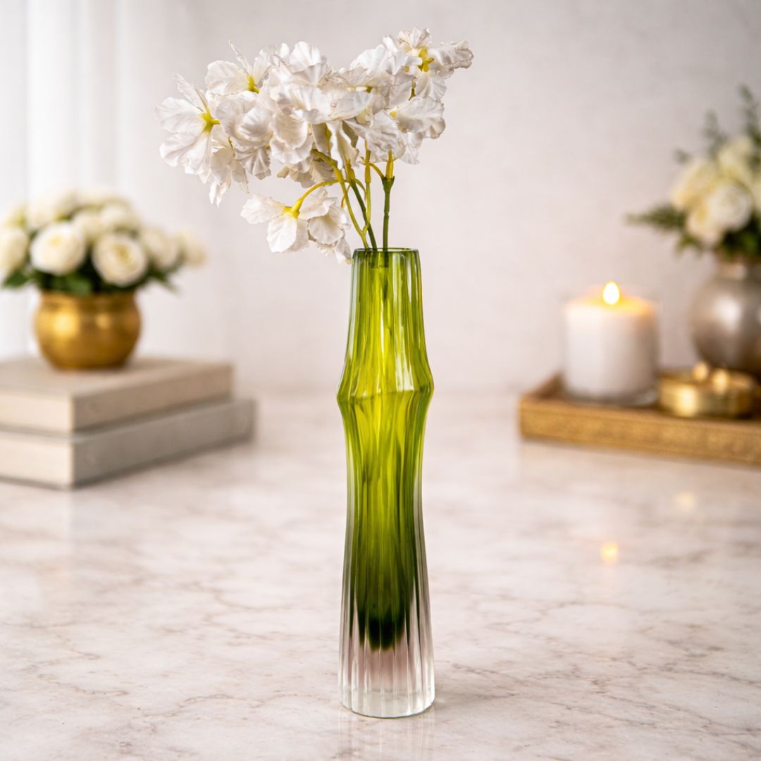 Green Bud Vase