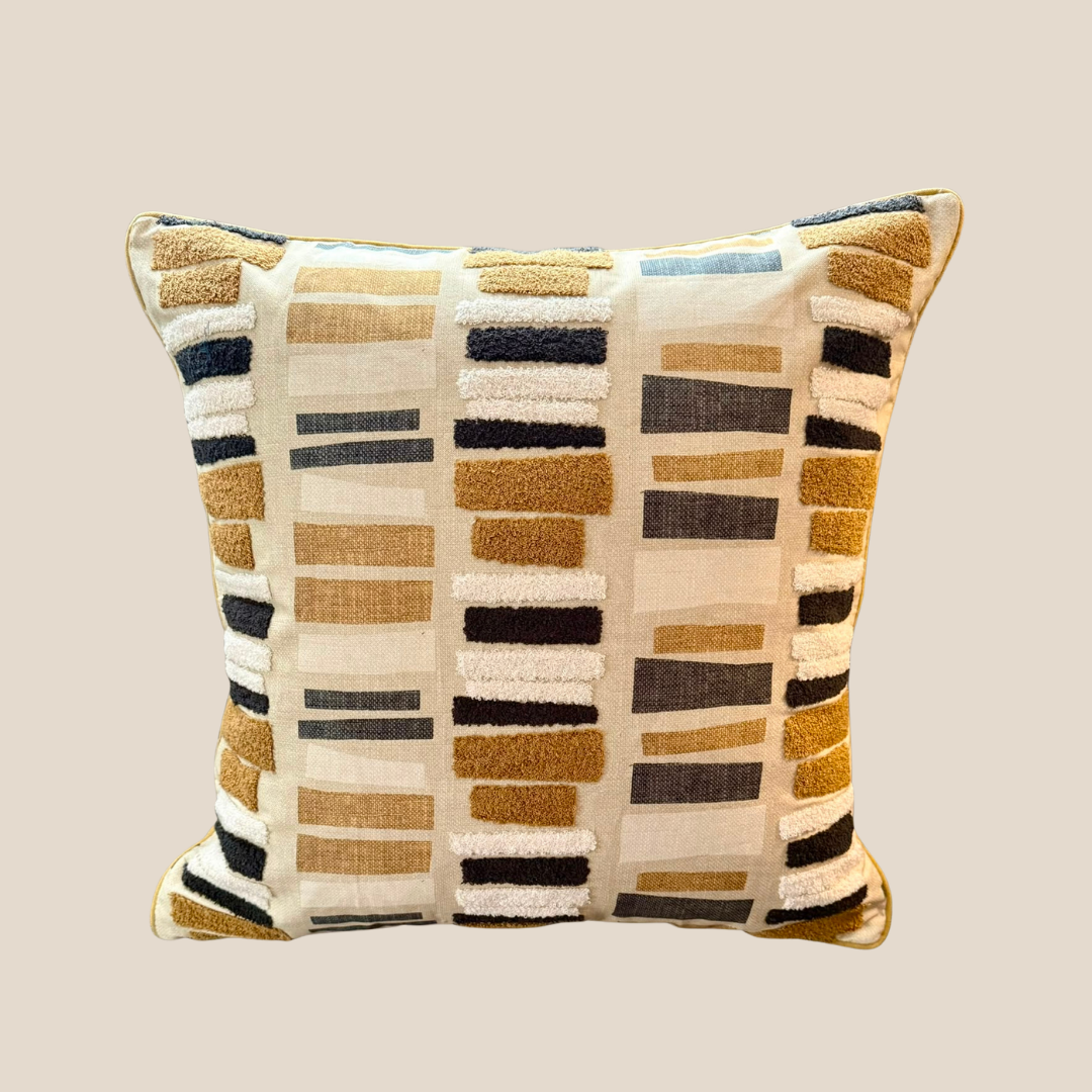 Earthline Texture Cushion Cover - Bed Cushion