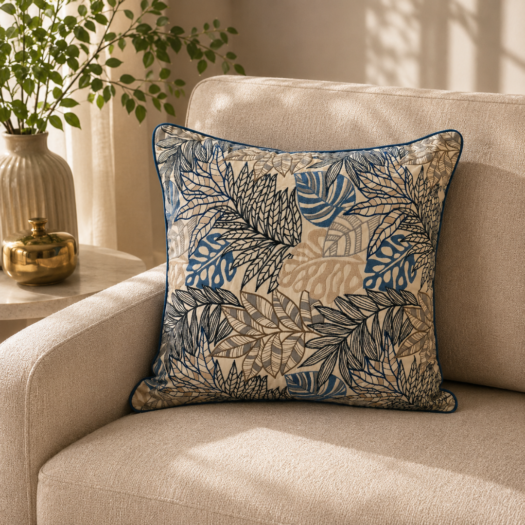 Aqua Forest Whisper - Bed Cushion