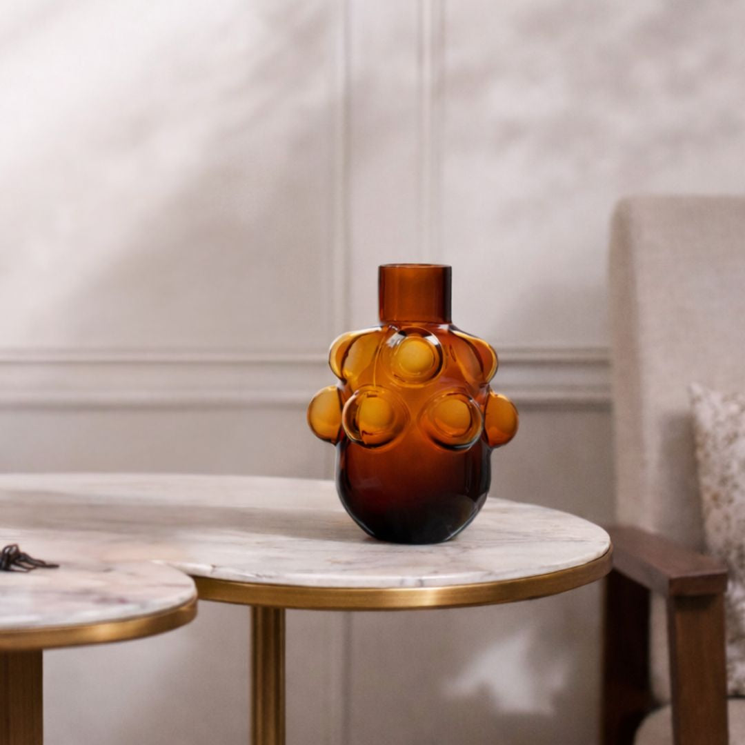 Ethereal Bubble Glass Vase - Small