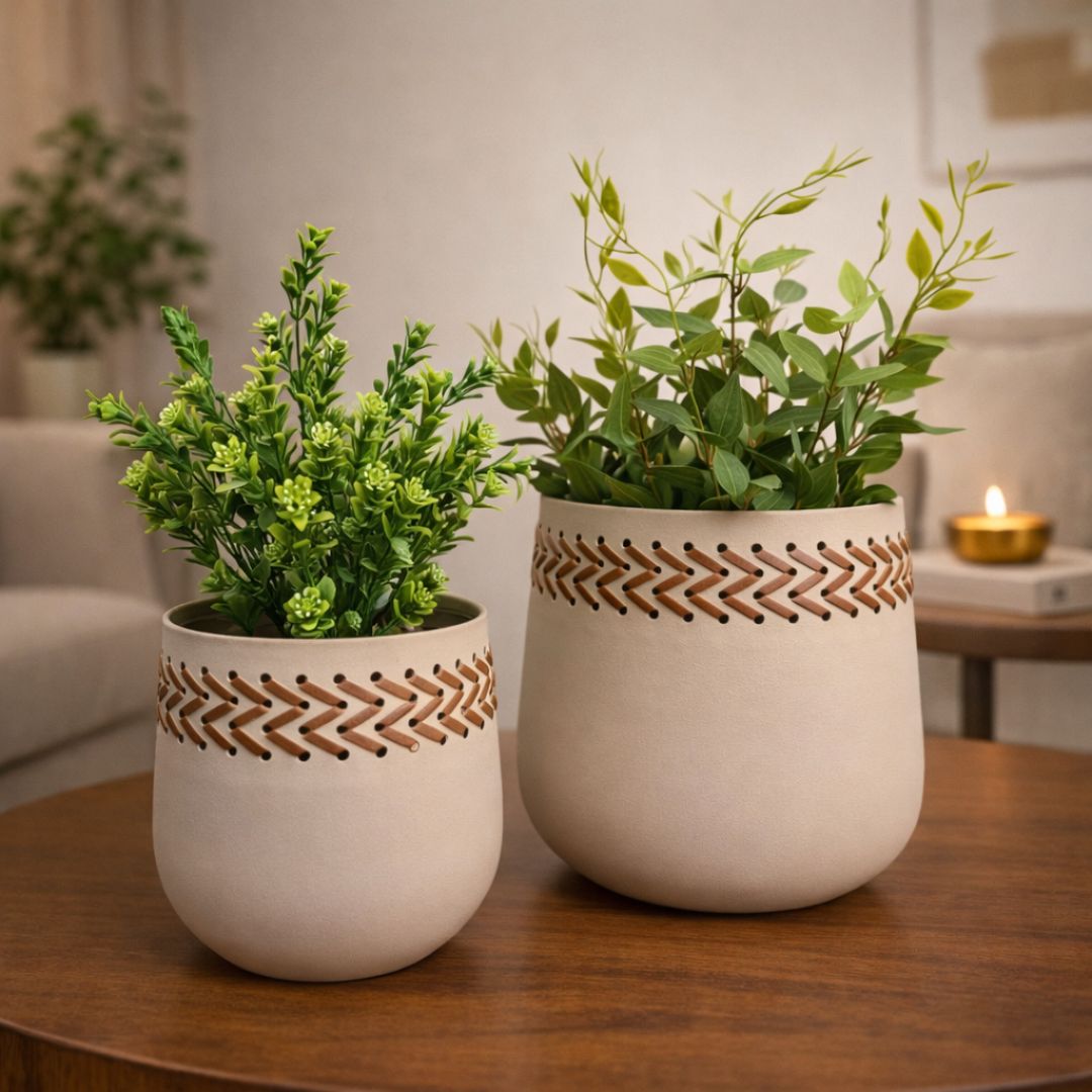 Soho Planter - Beige (Set of 2)