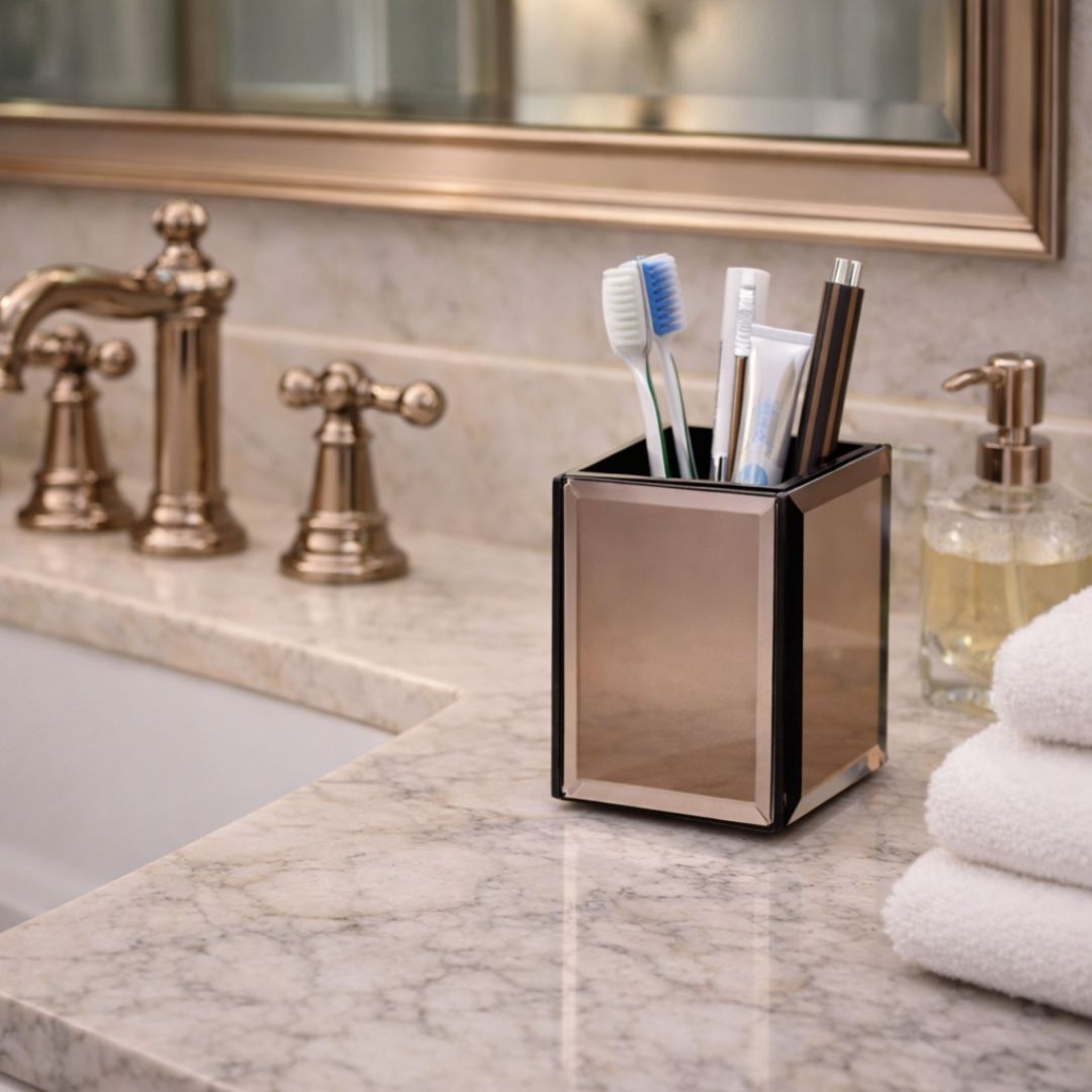 Luxe Bronze Mirrored Tumbler