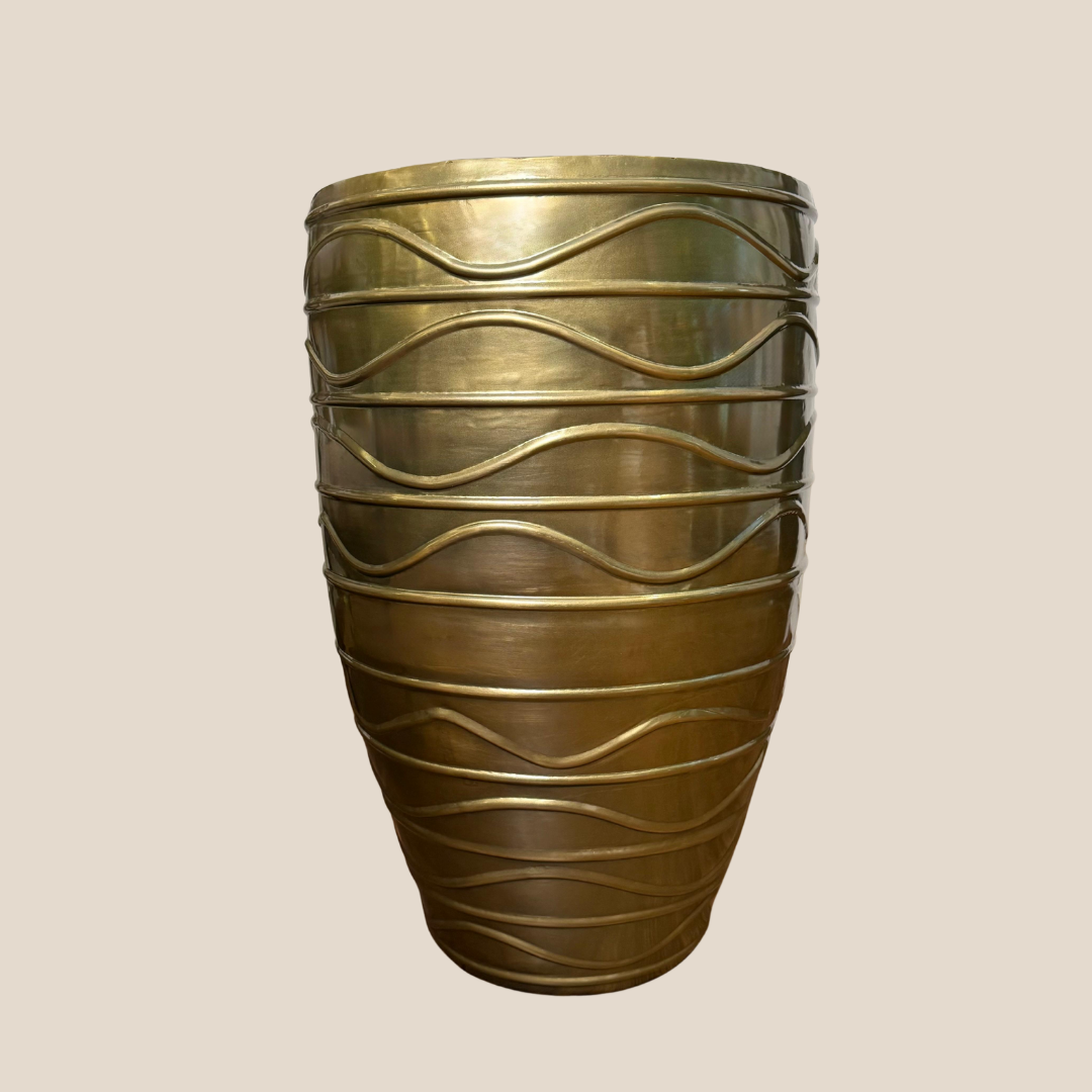 Gilded Crest Planter - Large