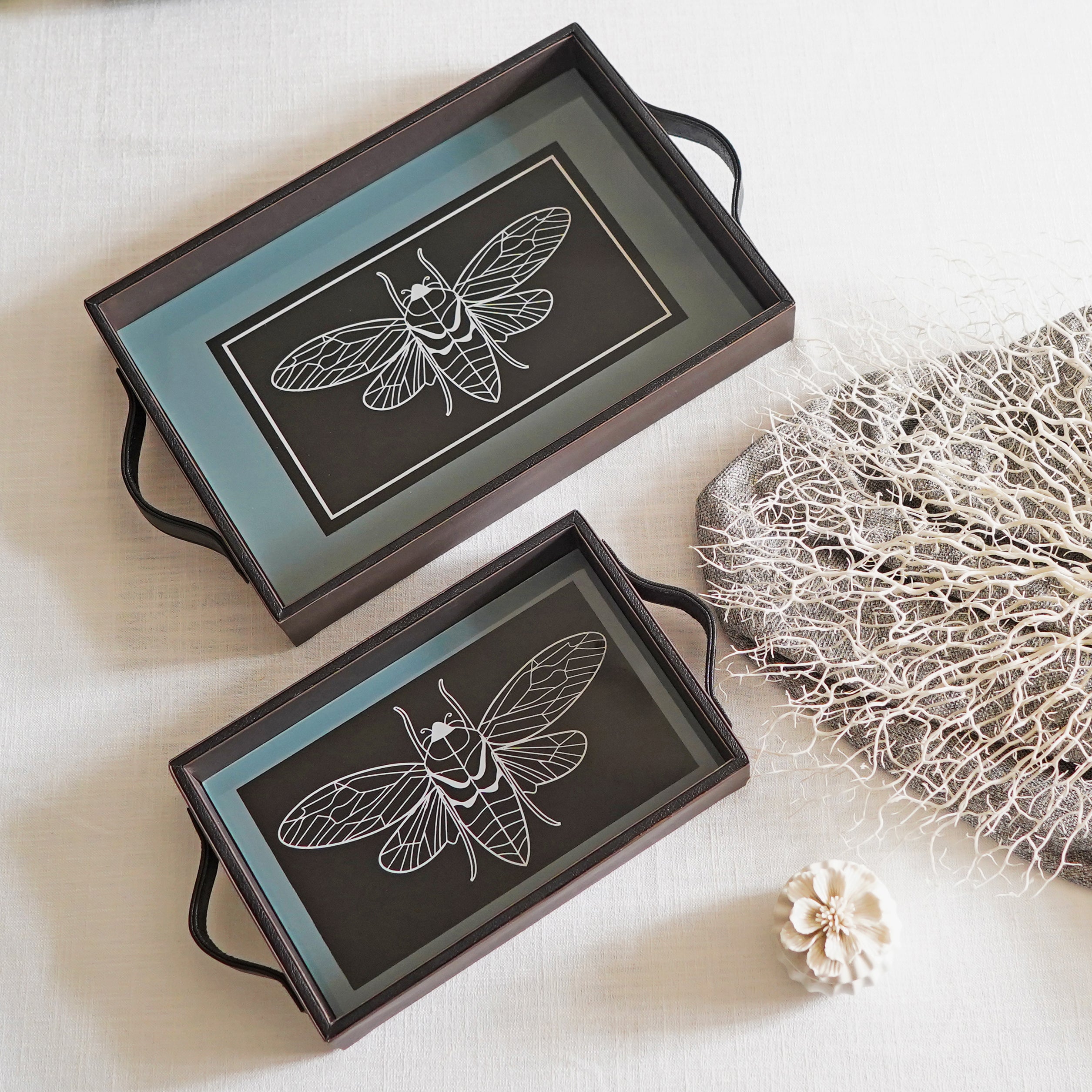 Midnight Bee Tray - large
