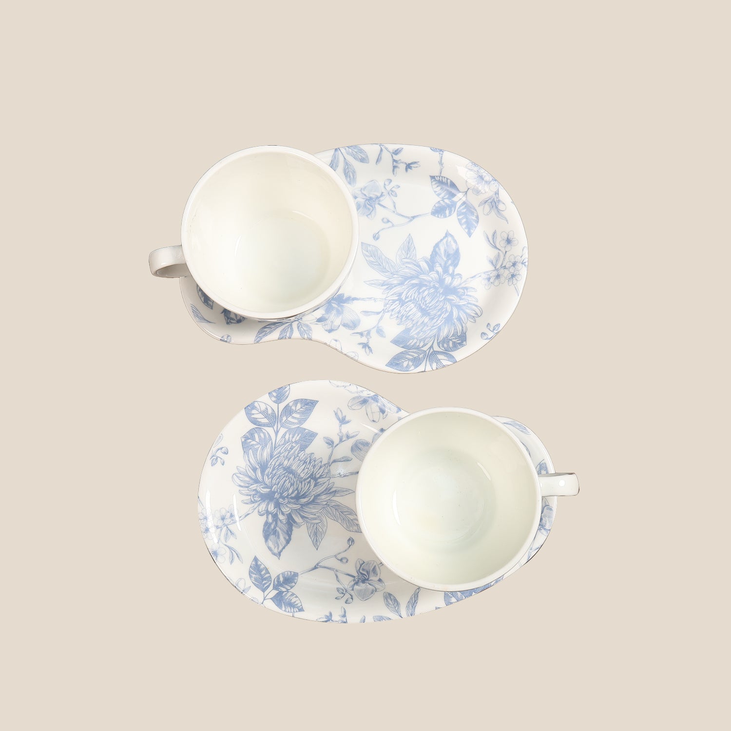 Serene Bone China Cup & saucer (Set of 2)