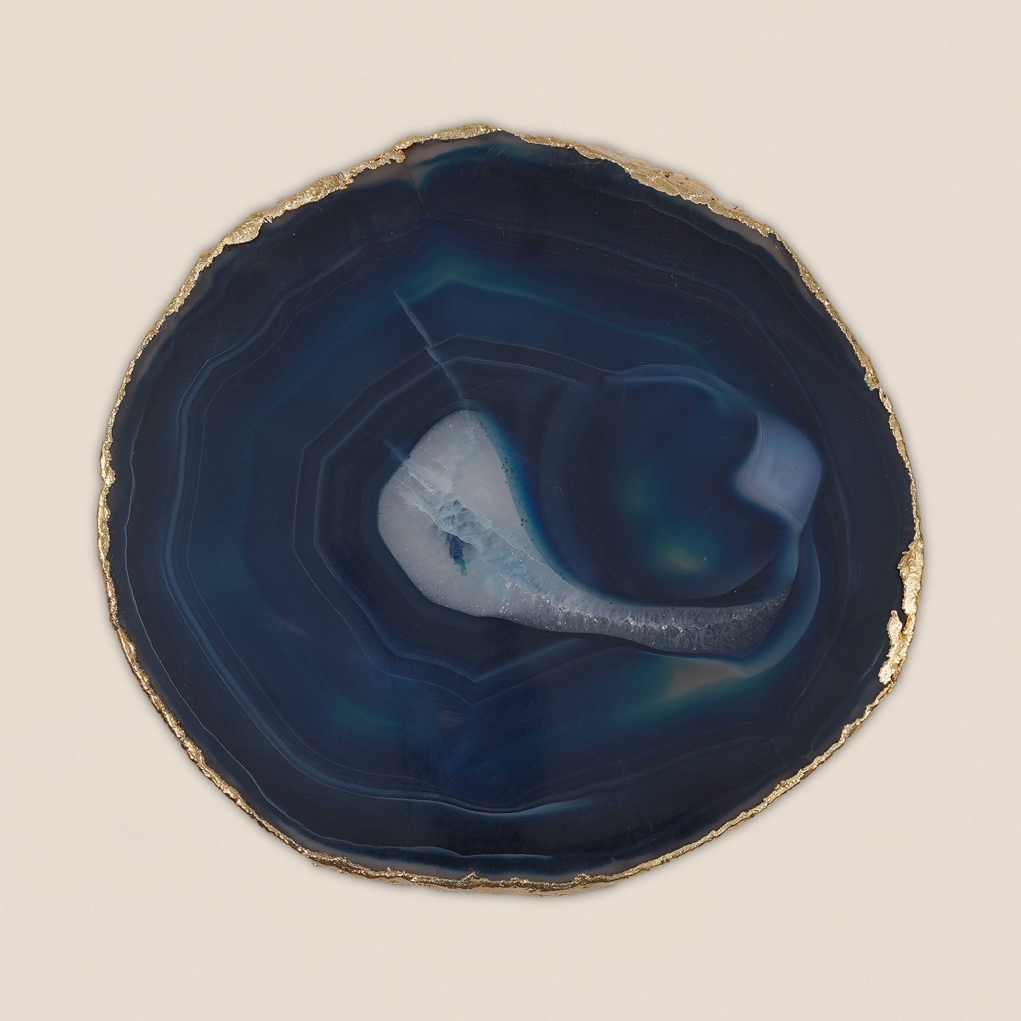 Blue Agate Coaster (Set of 2)