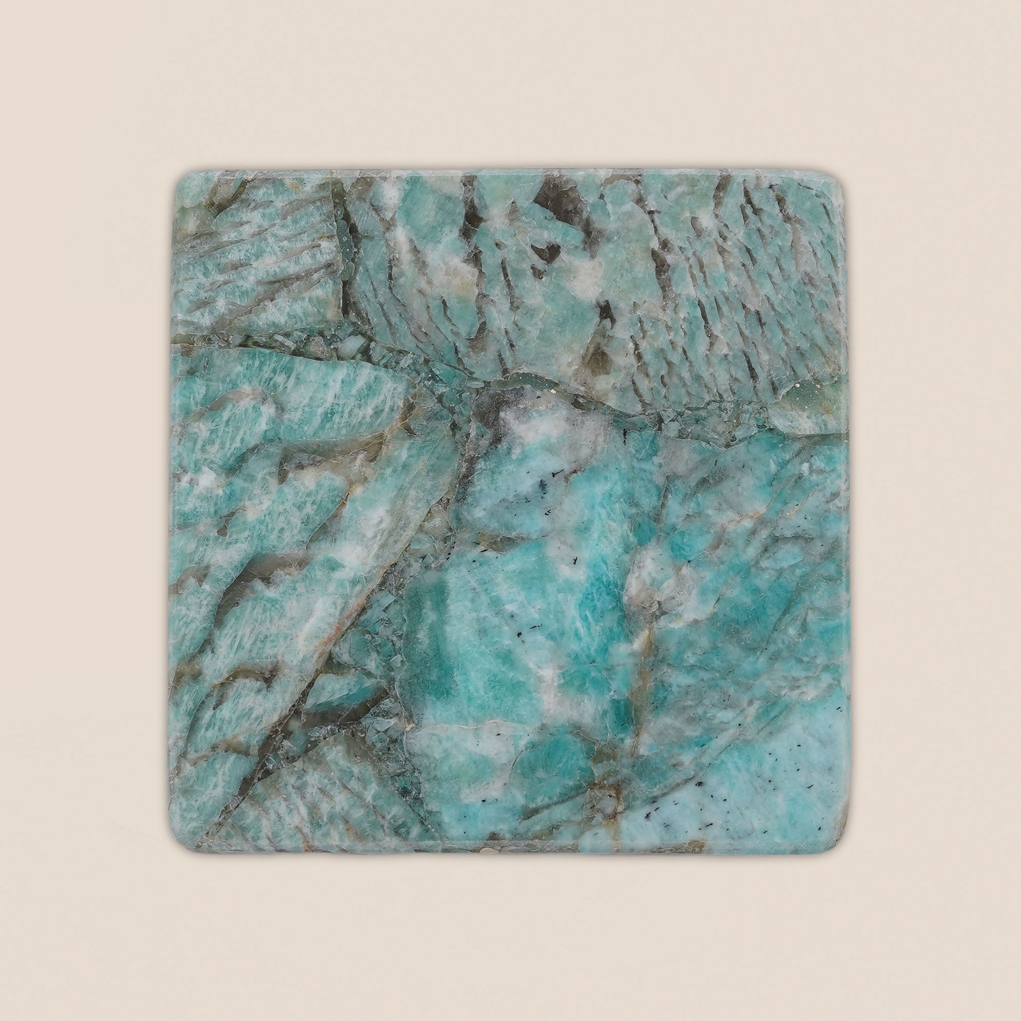 Amazonite Slice Coaster – Sold Individually