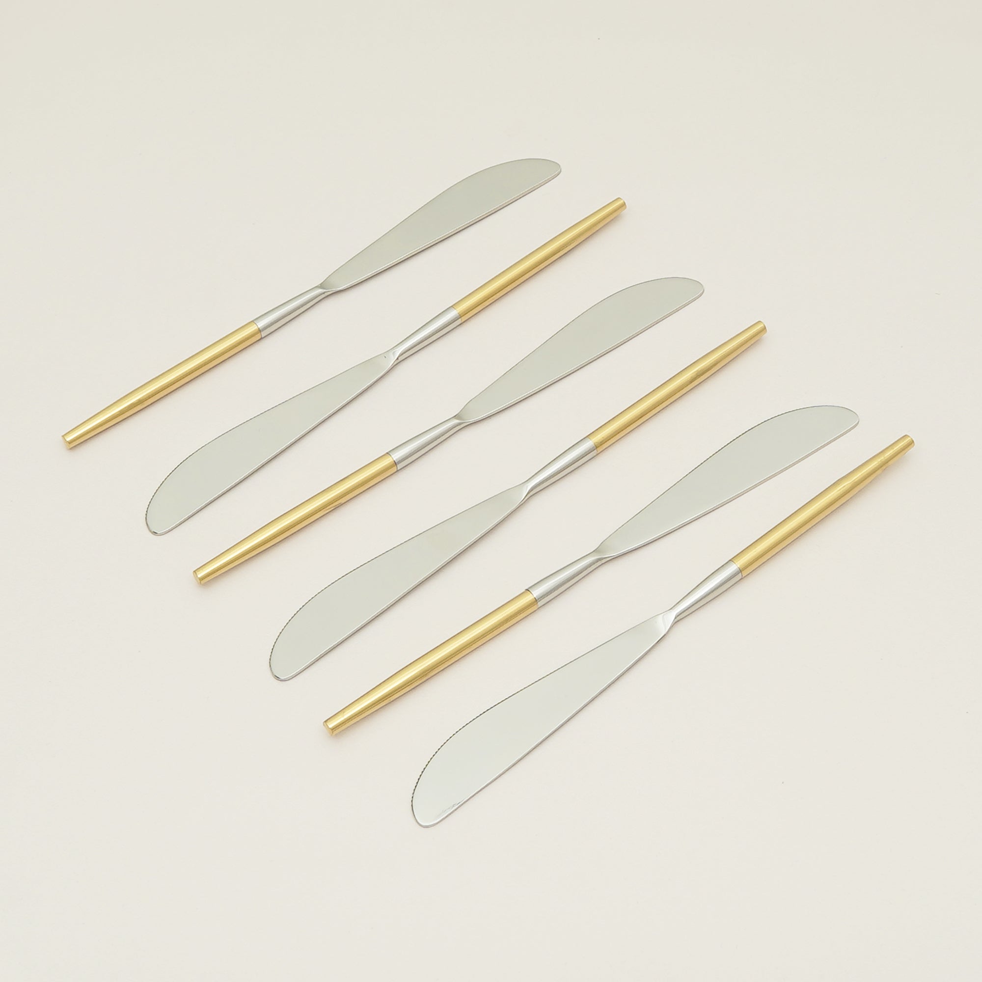 Luxe Duo-Tone Knives Set – 6 Pieces