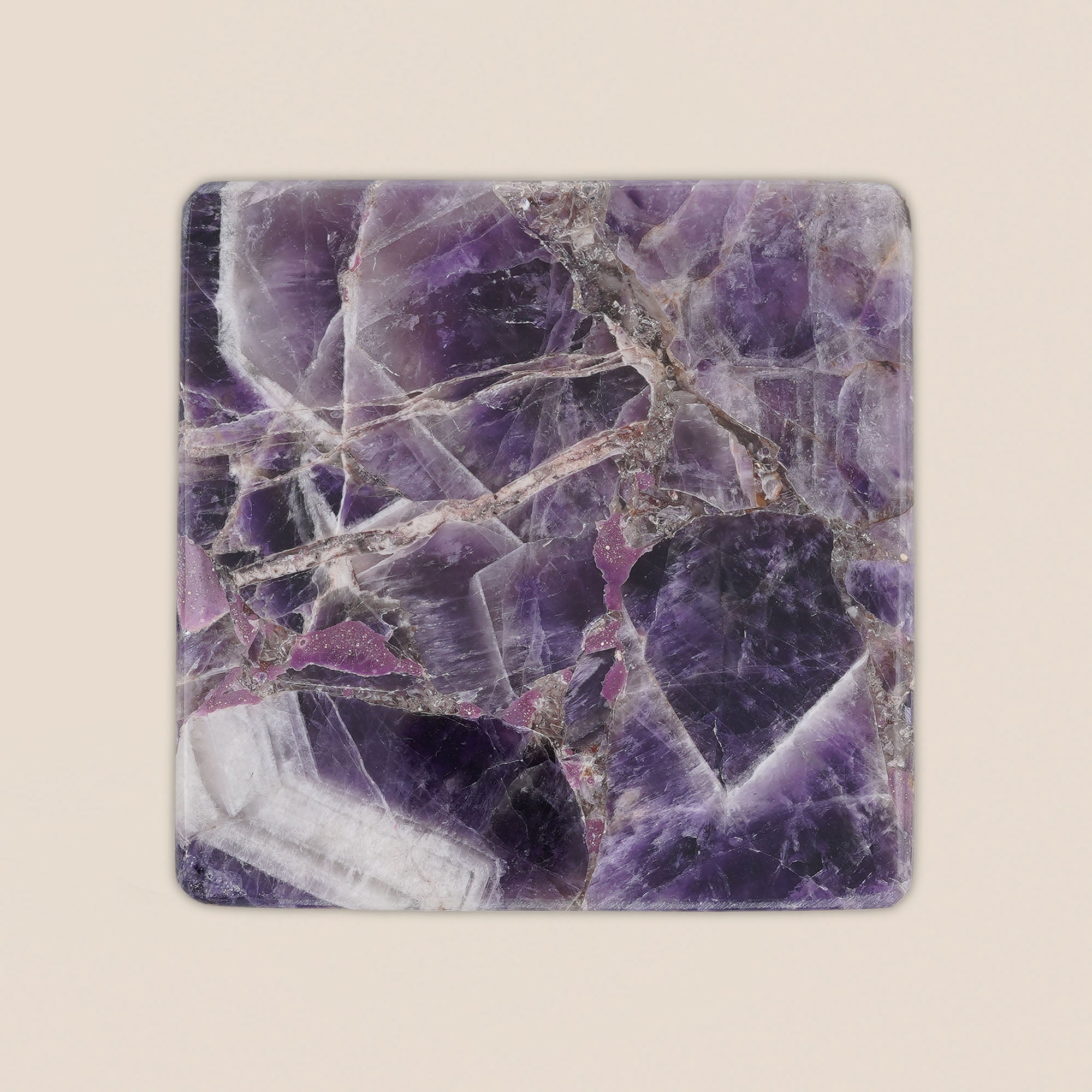 Amethyst Slice Coaster – Sold Individually
