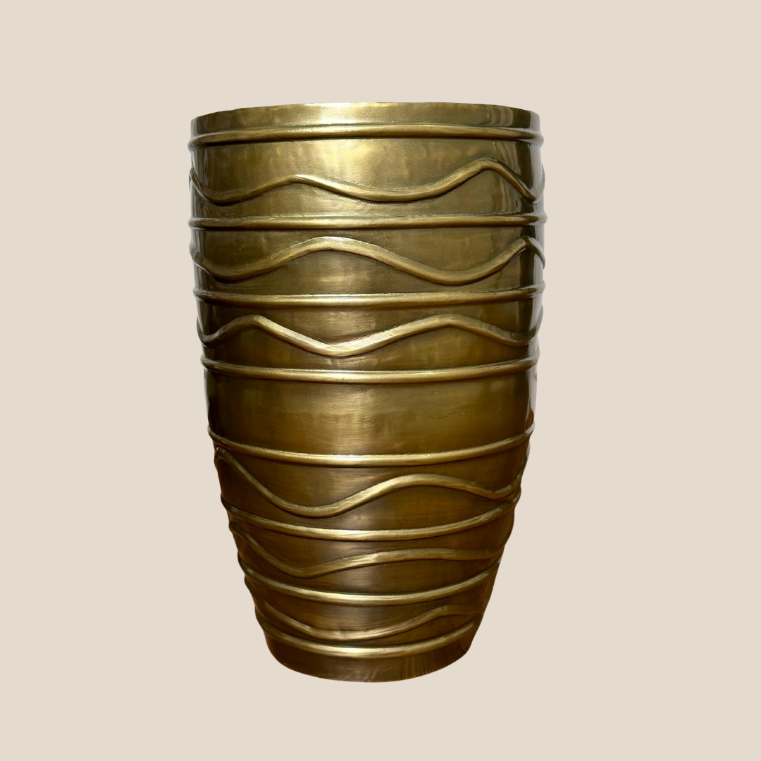 Gilded Crest Planter - Large