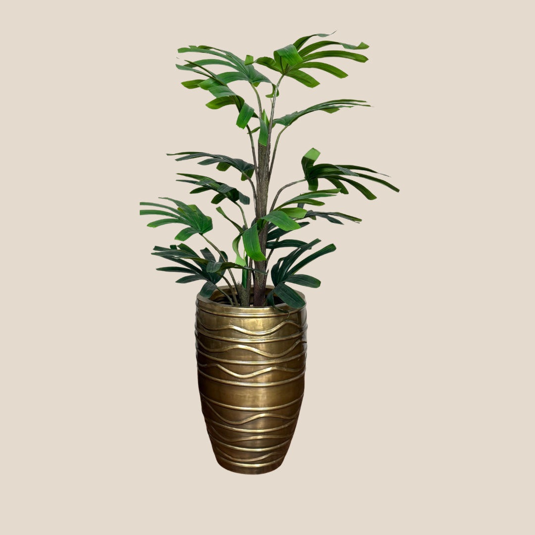 Gilded Crest Planter - Small