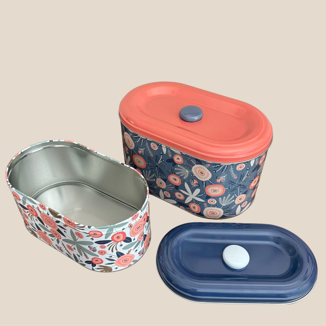 Coral Bloom Storage Boxes - Set 2