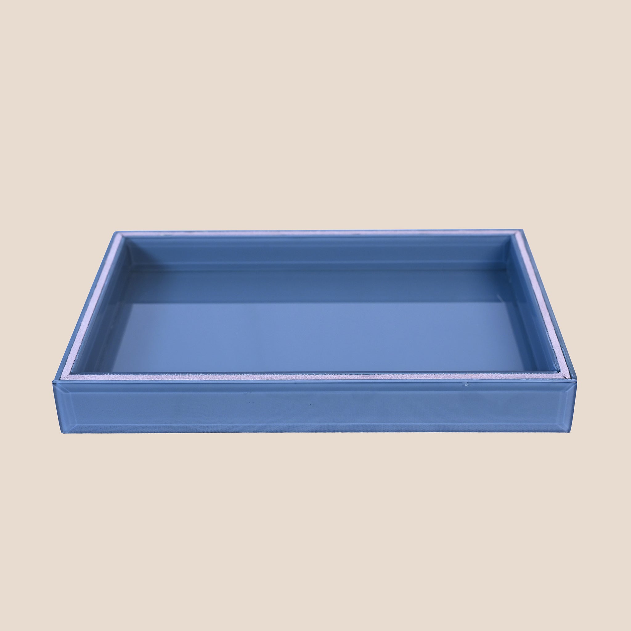 Grey Glass Tray