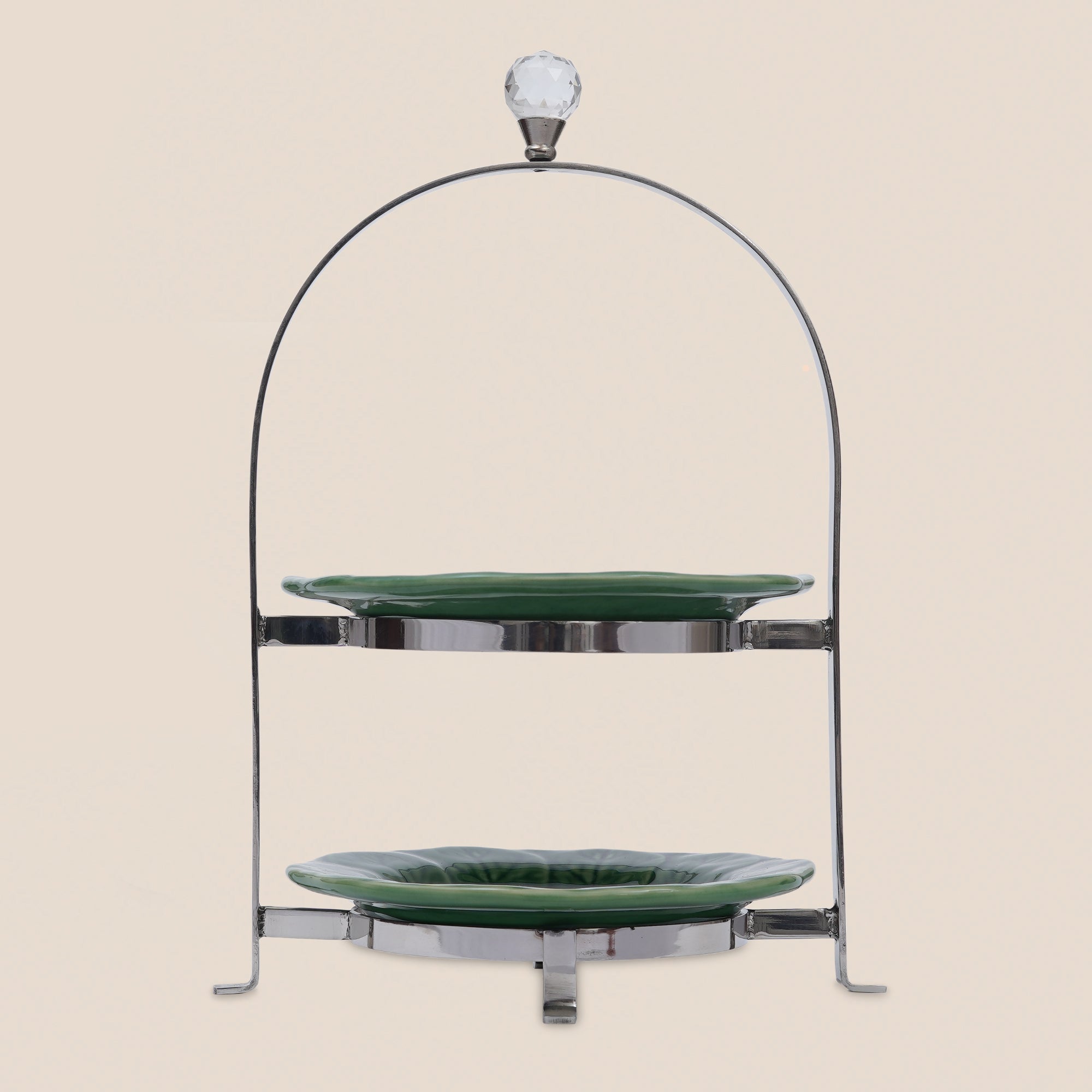 Two-Tier Host Stand without plates