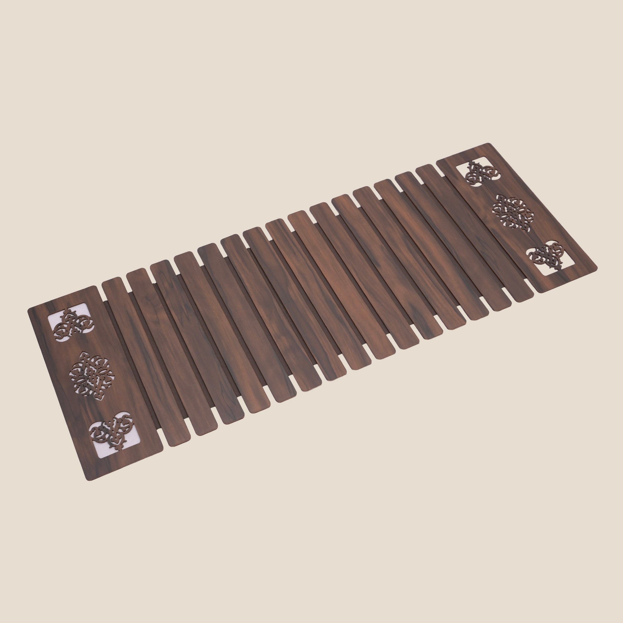 Carved Folding Table Runner - Small