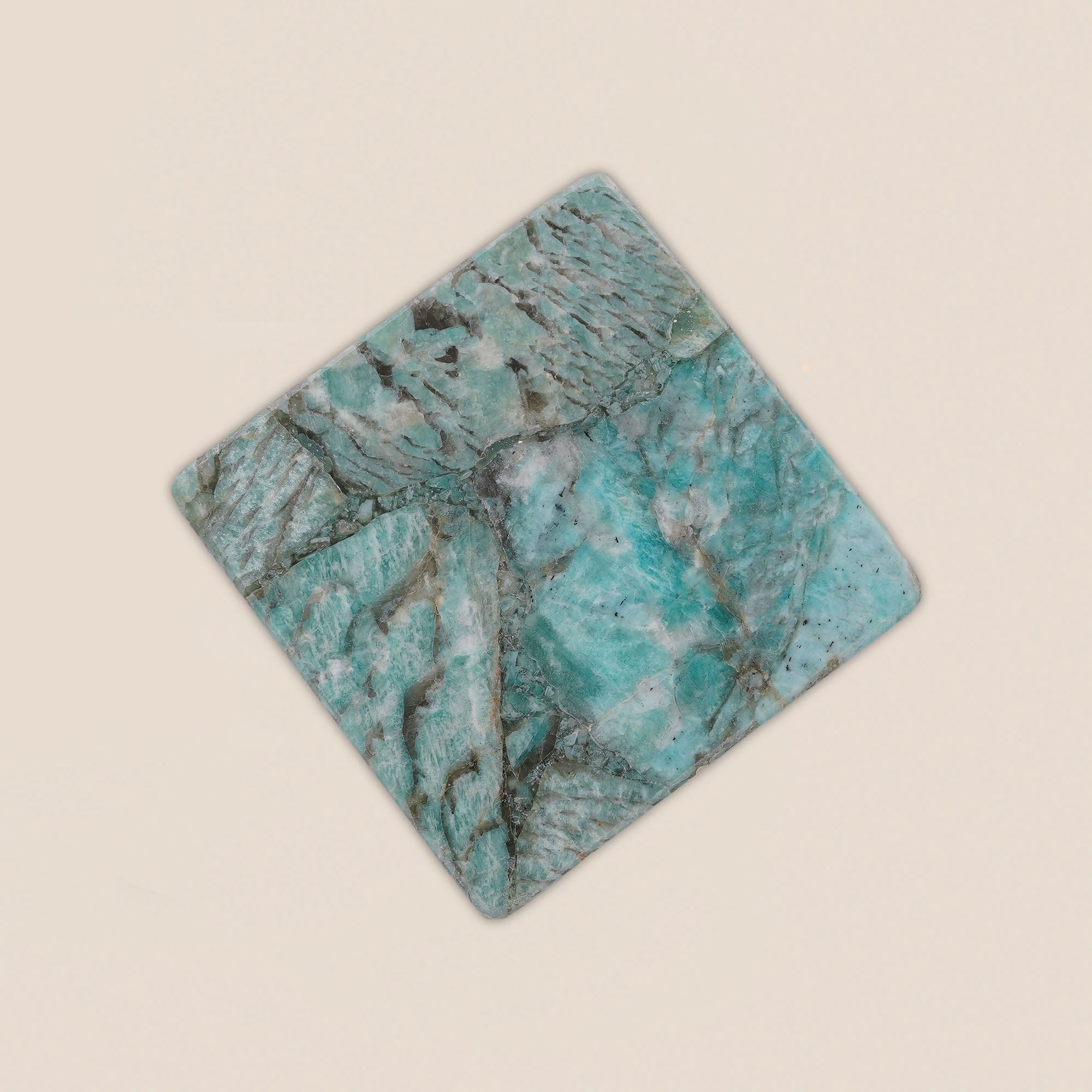 Amazonite Slice Coaster – Sold Individually