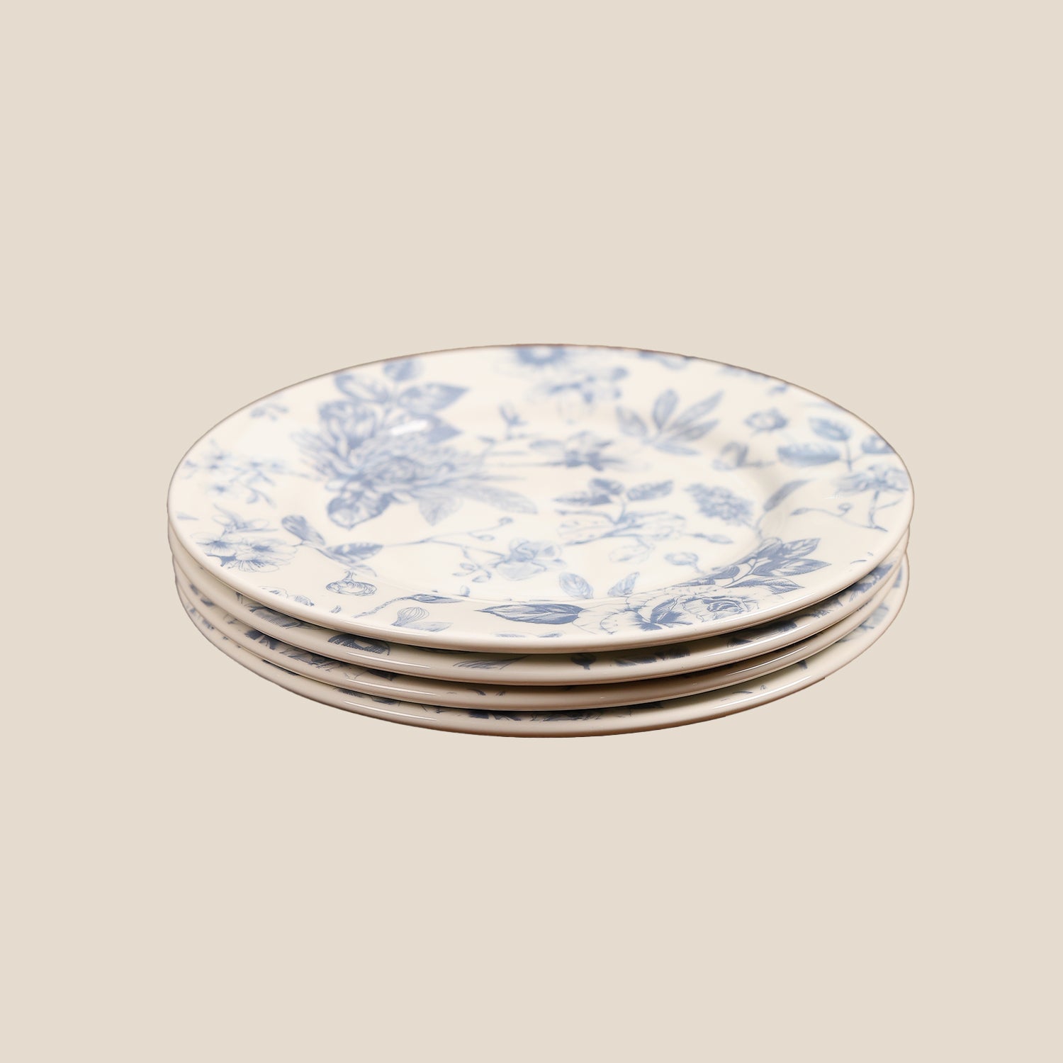 Serene Bone China - Quarter Plates (Set of4)
