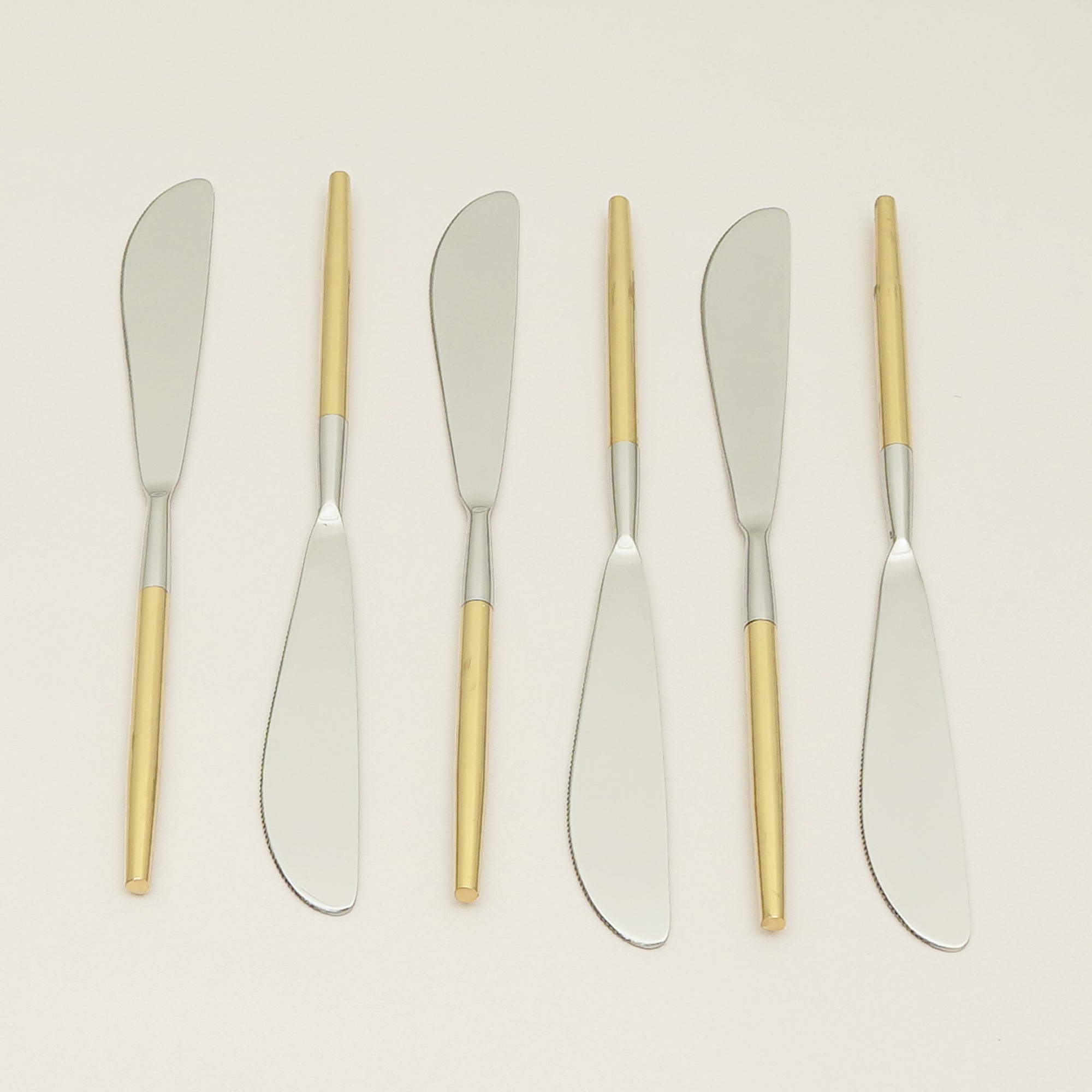 Luxe Duo-Tone Knives Set – 6 Pieces