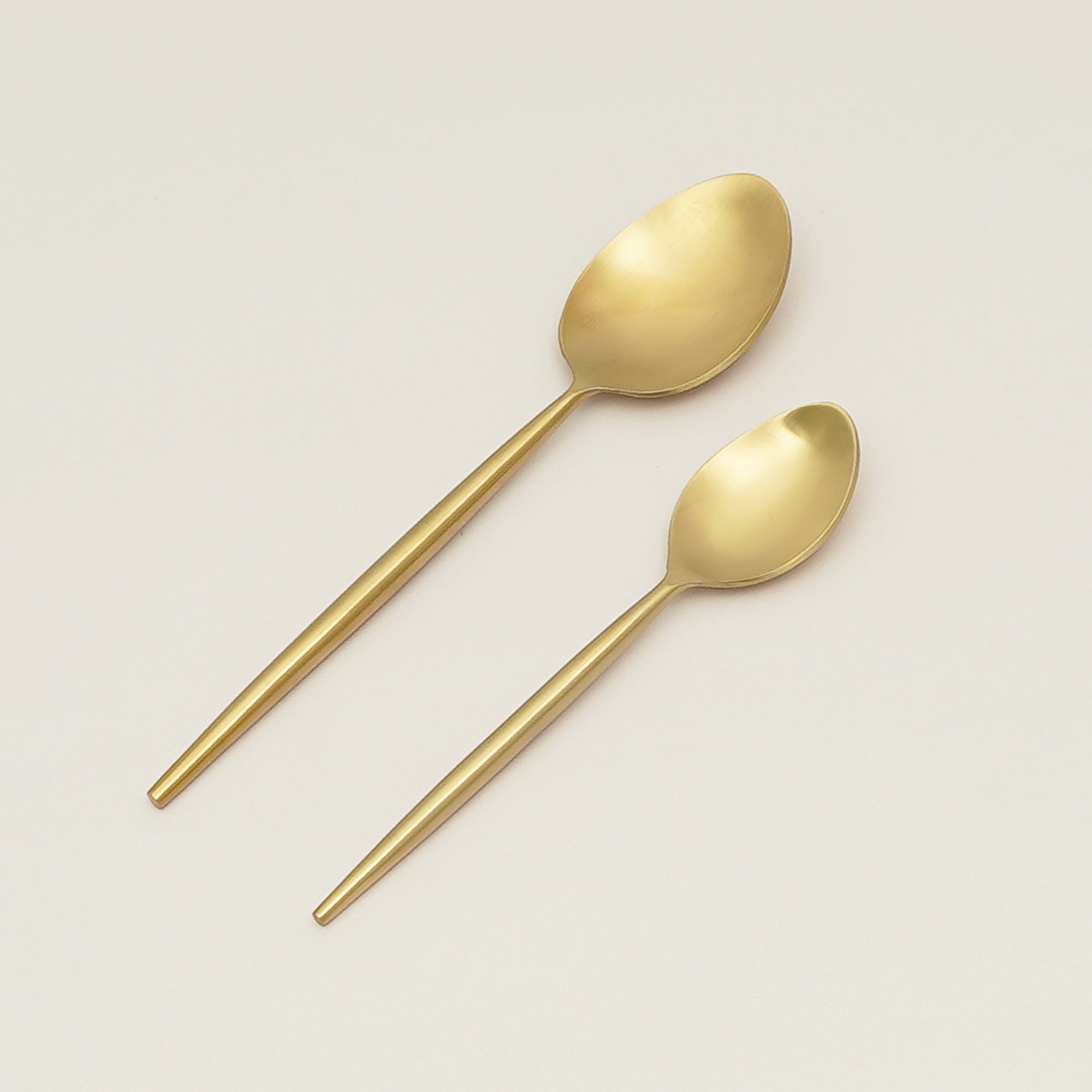 Luxe Brass-Finish Dinner Spoon