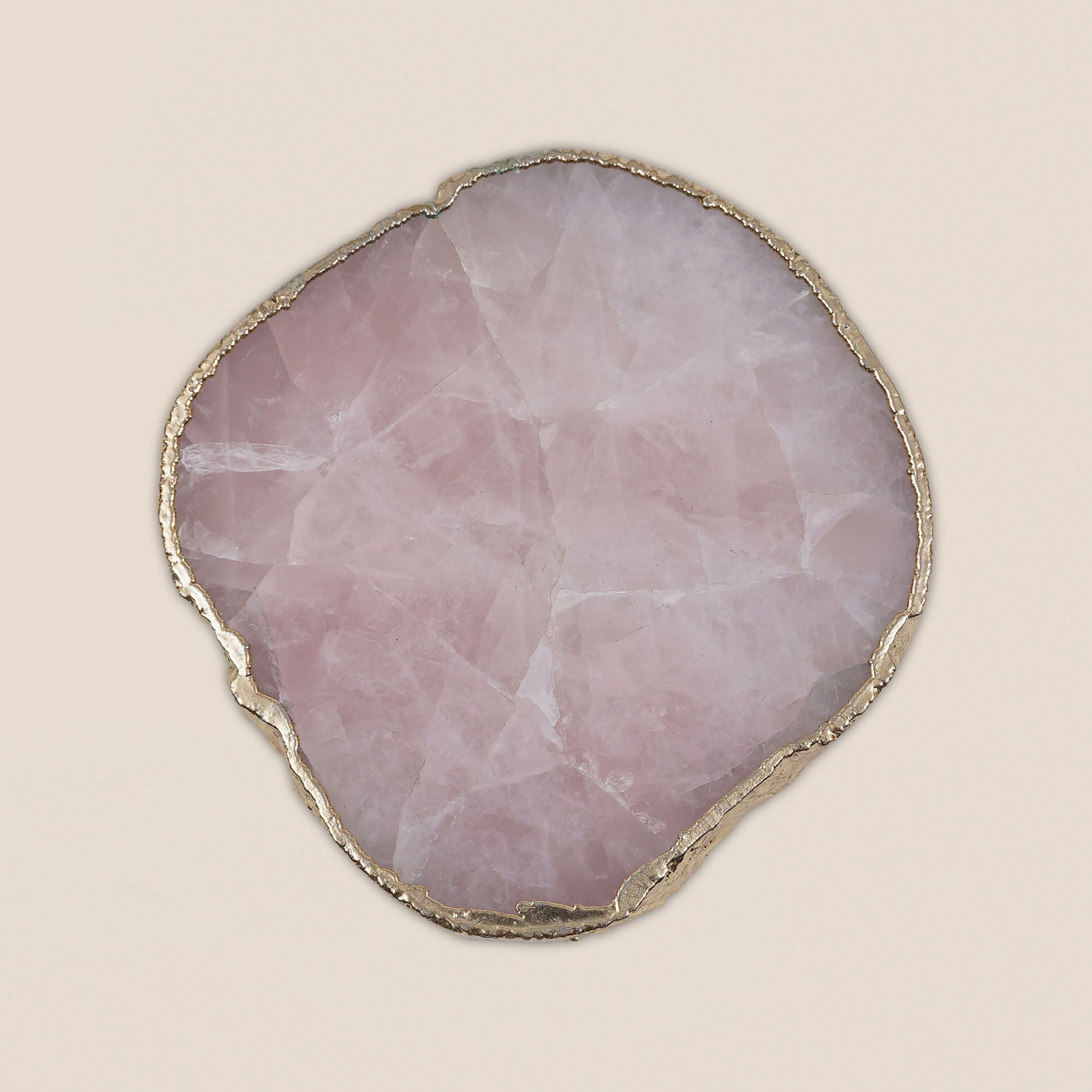 Rose Quartz Coaster (Set of 2)