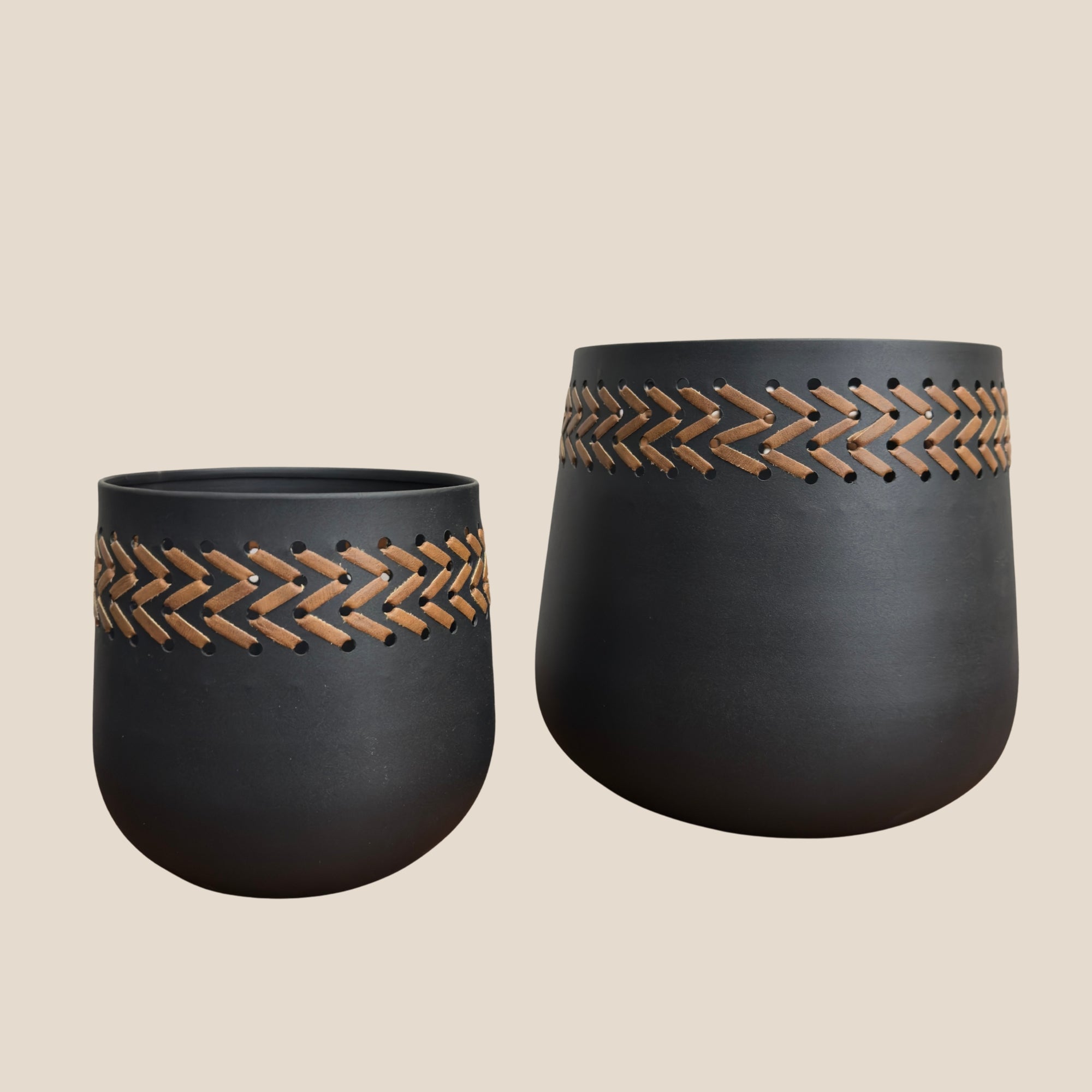 Soho Planter - Black (Set of 2)