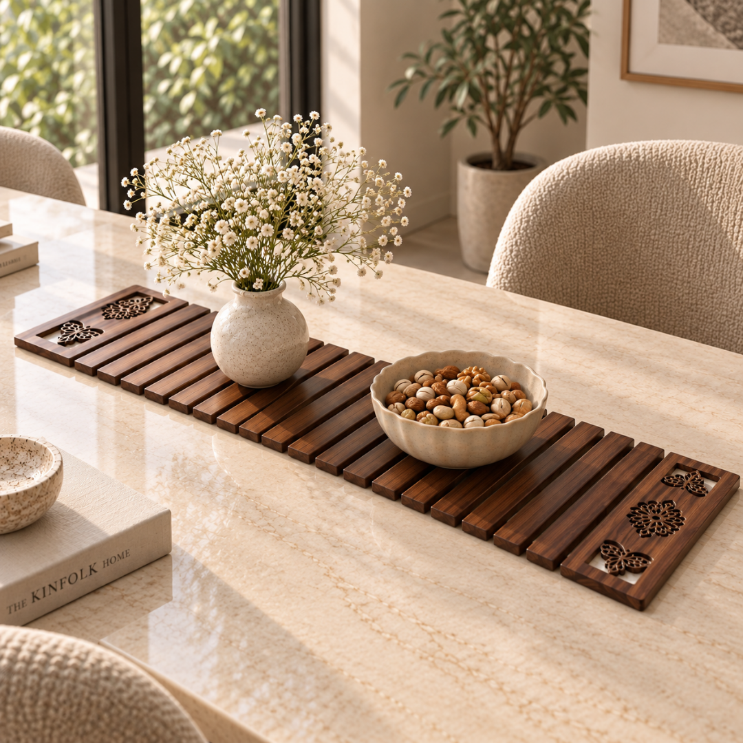 Carved Folding Table Runner