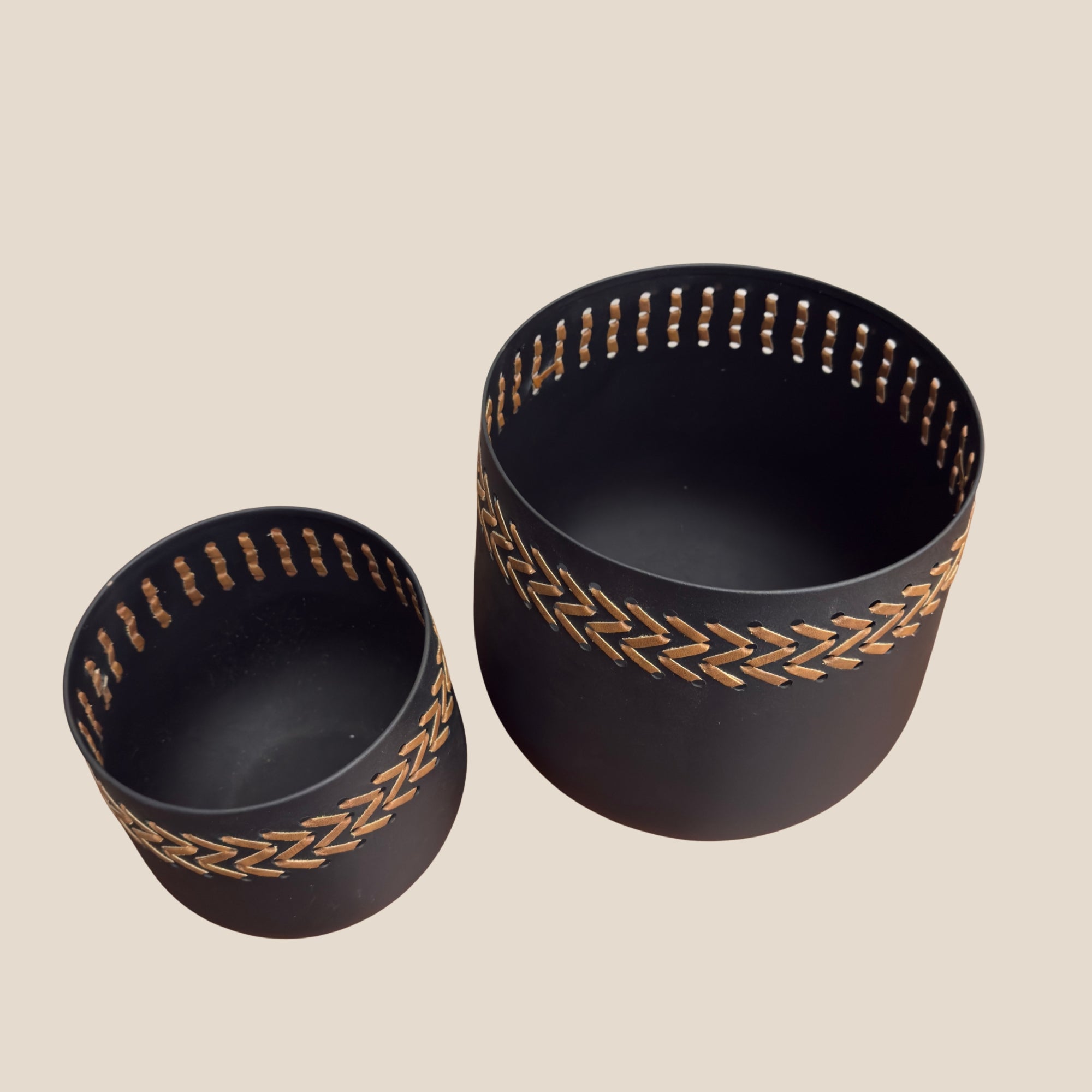 Soho Planter - Black Set of 2