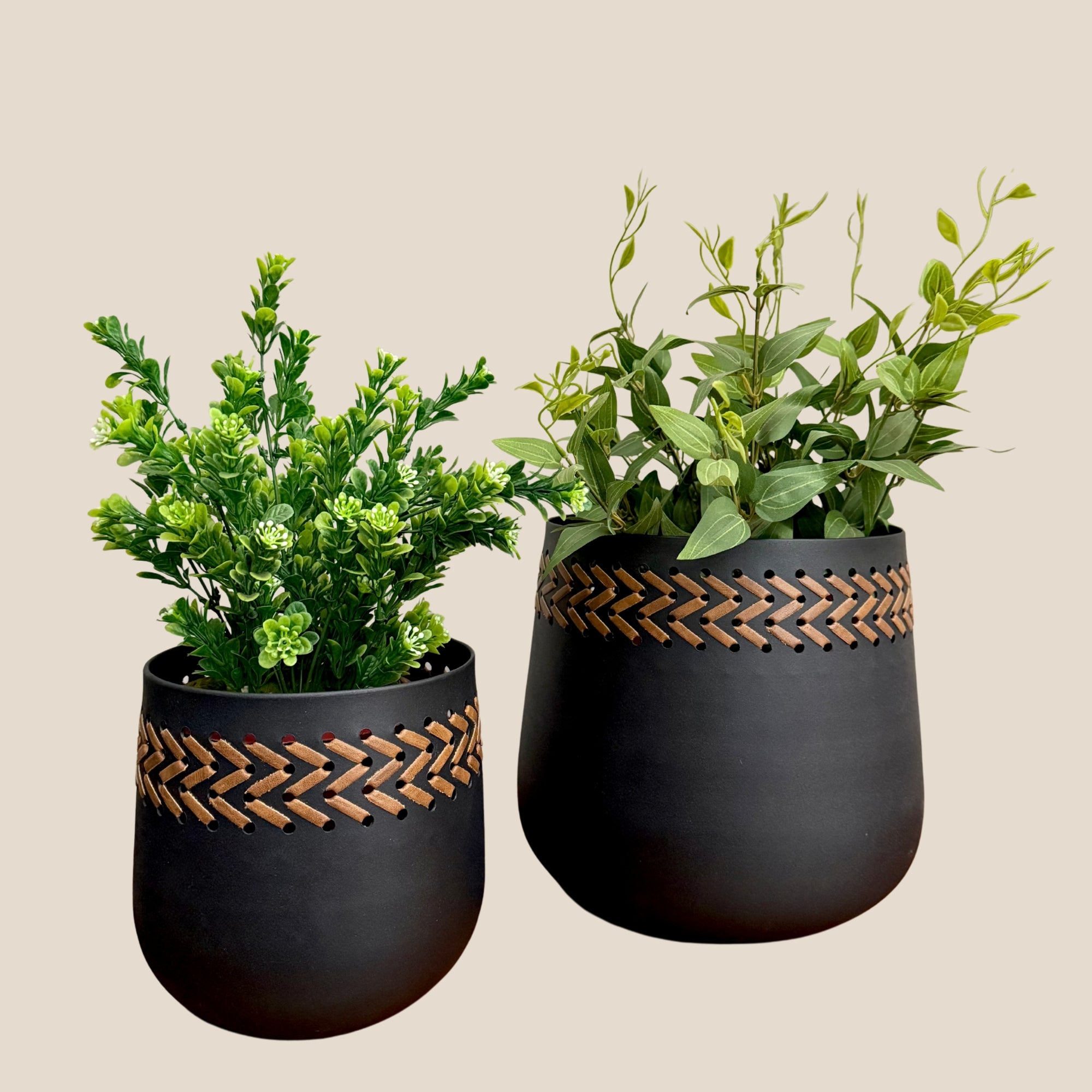 Soho Planter - Black (Set of 2)
