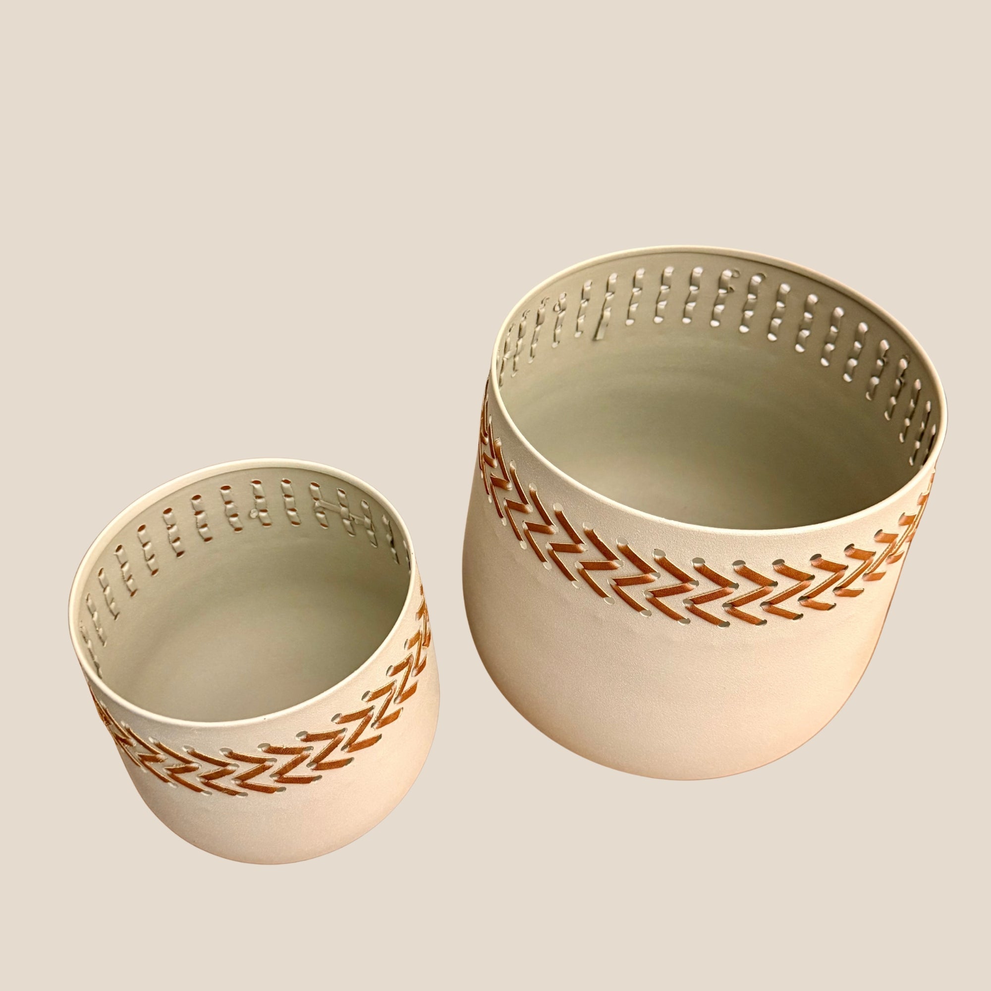 Soho Planter - Beige (Set of 2)