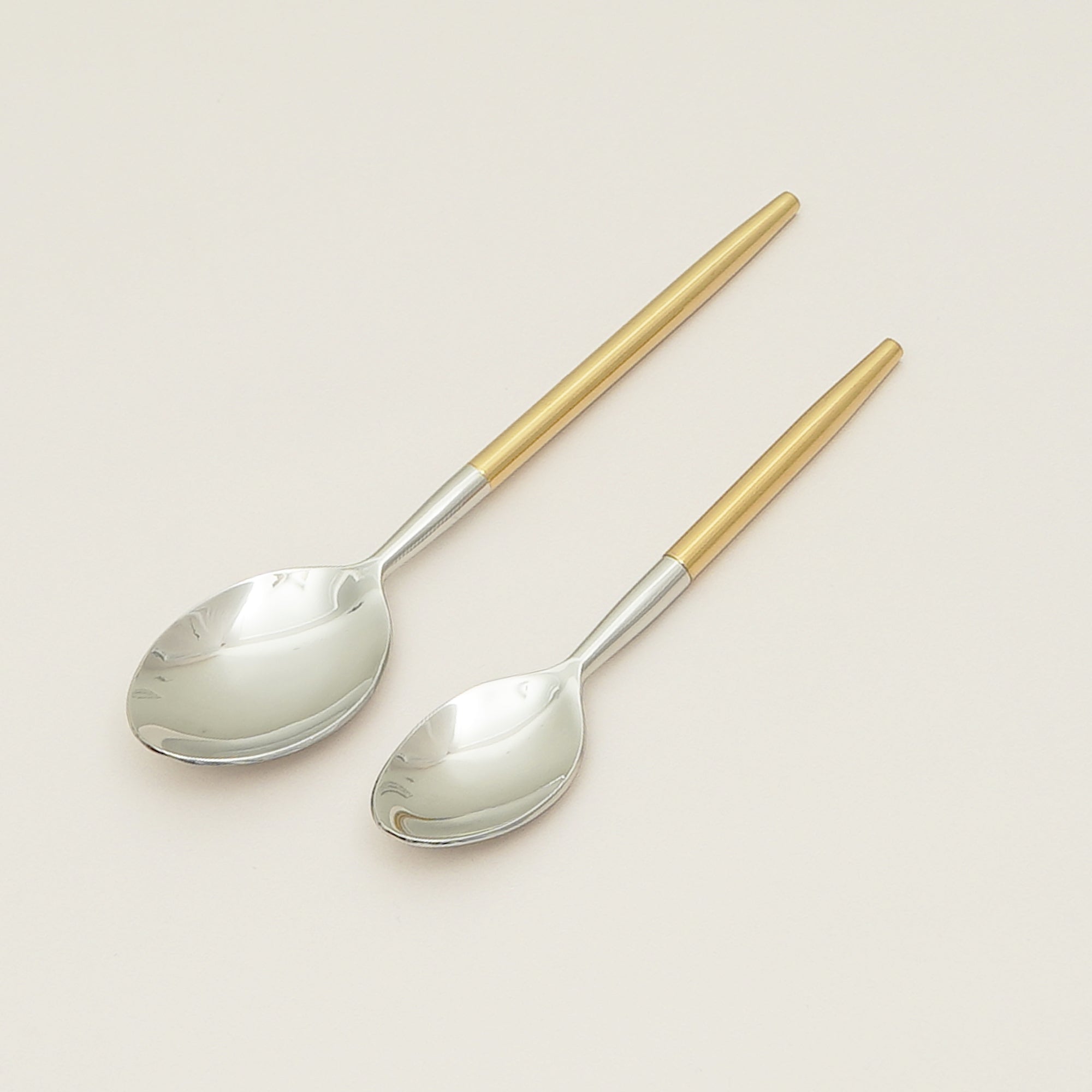 Luxe Duo-Tone Dinner Spoon Set – 6 Pieces