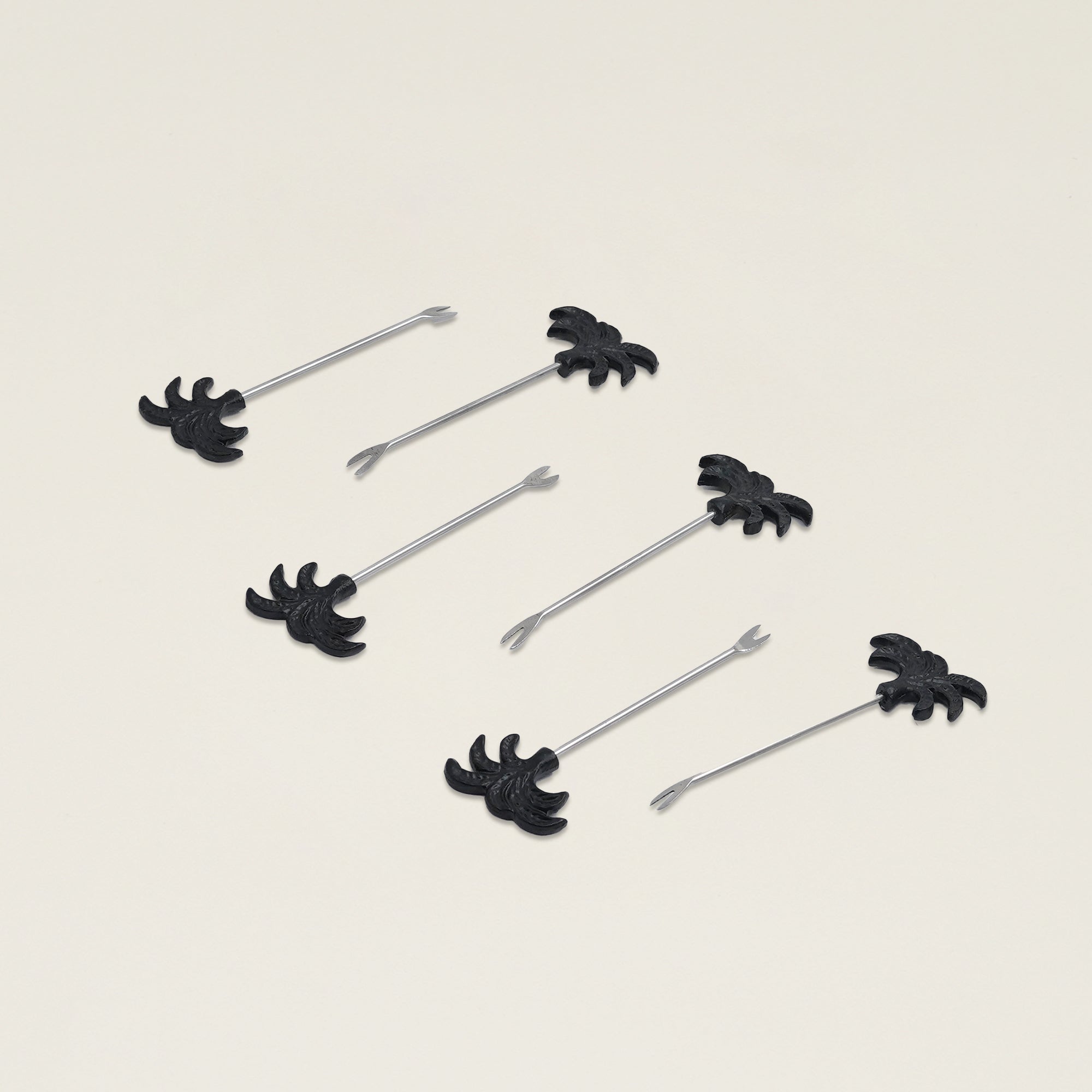 Palm Cocktail Picks Set