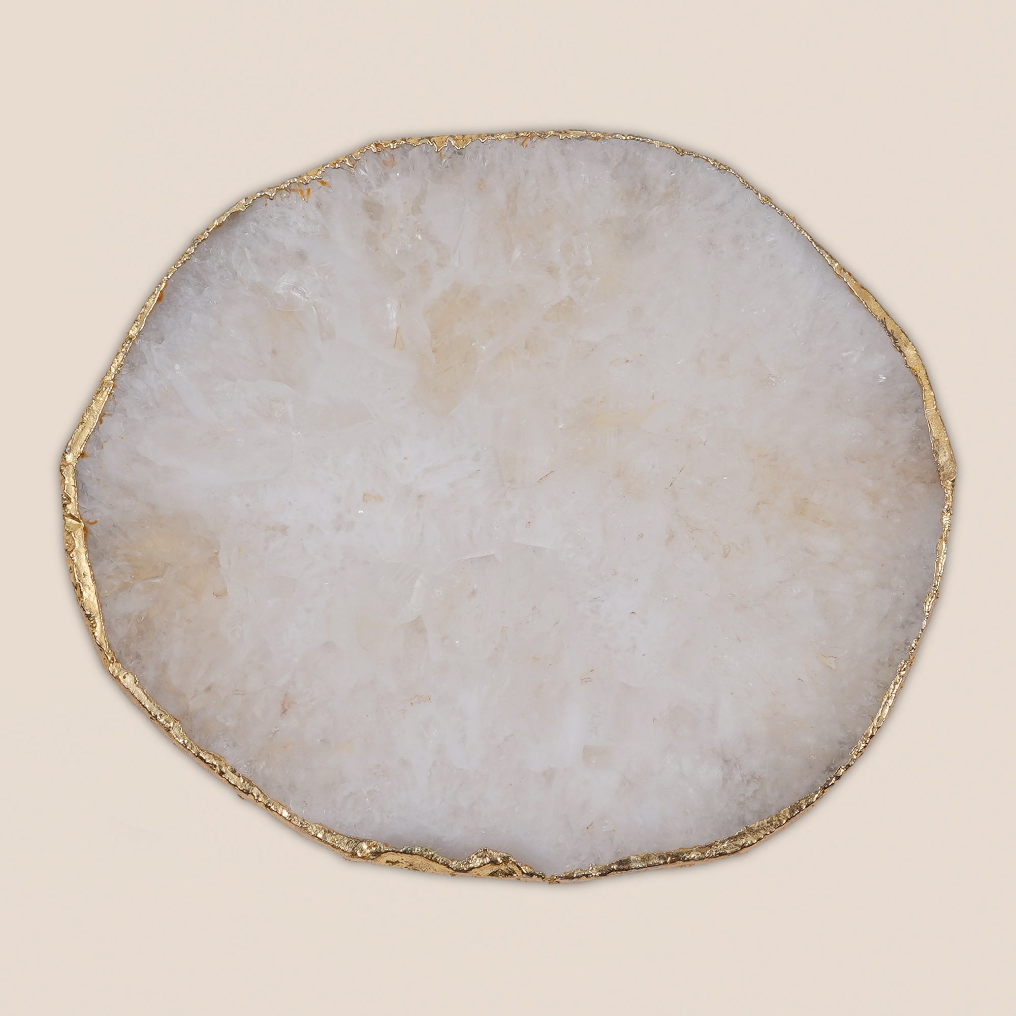 White Quartz Coaster (Set of 2)