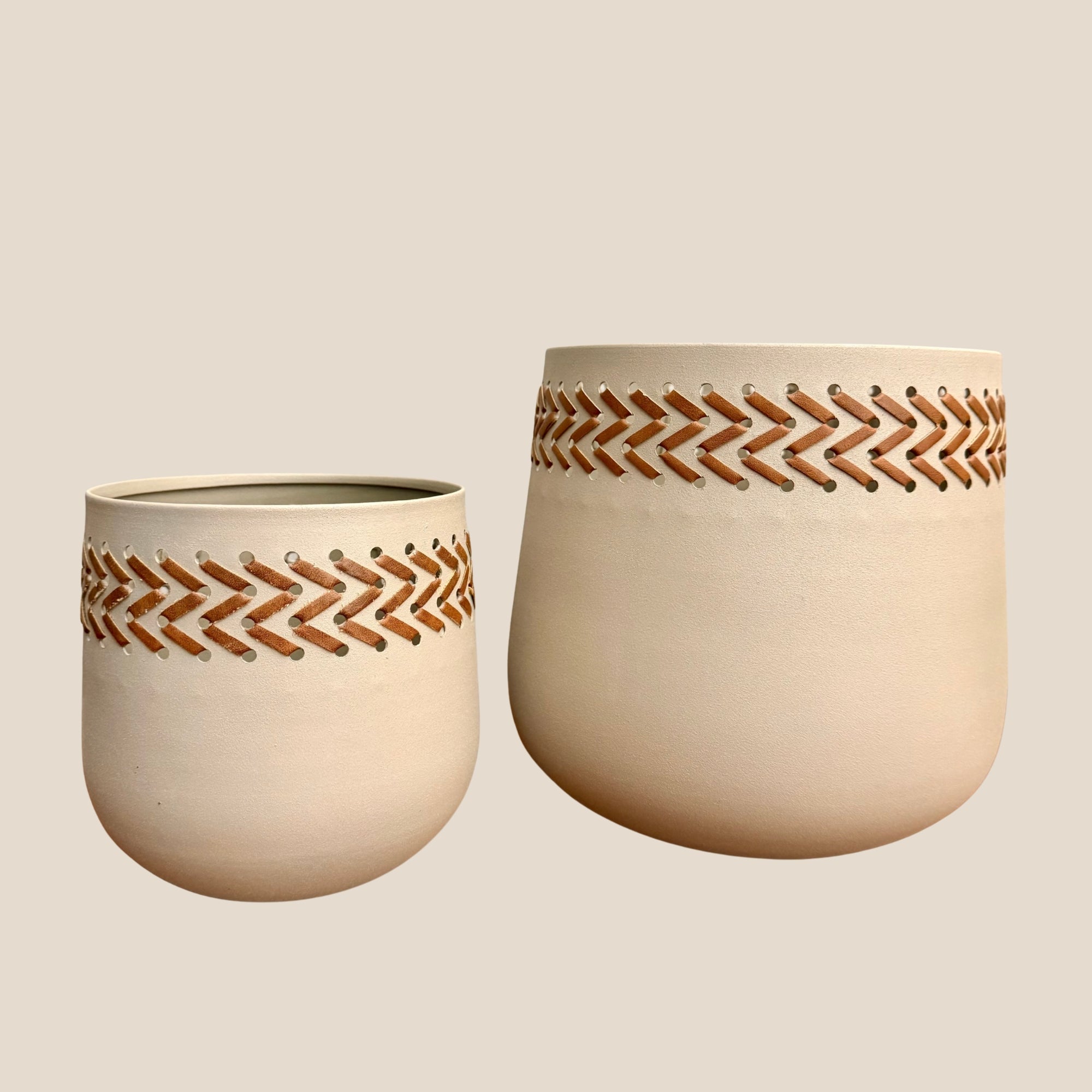 Soho Planter - Beige (Set of 2)