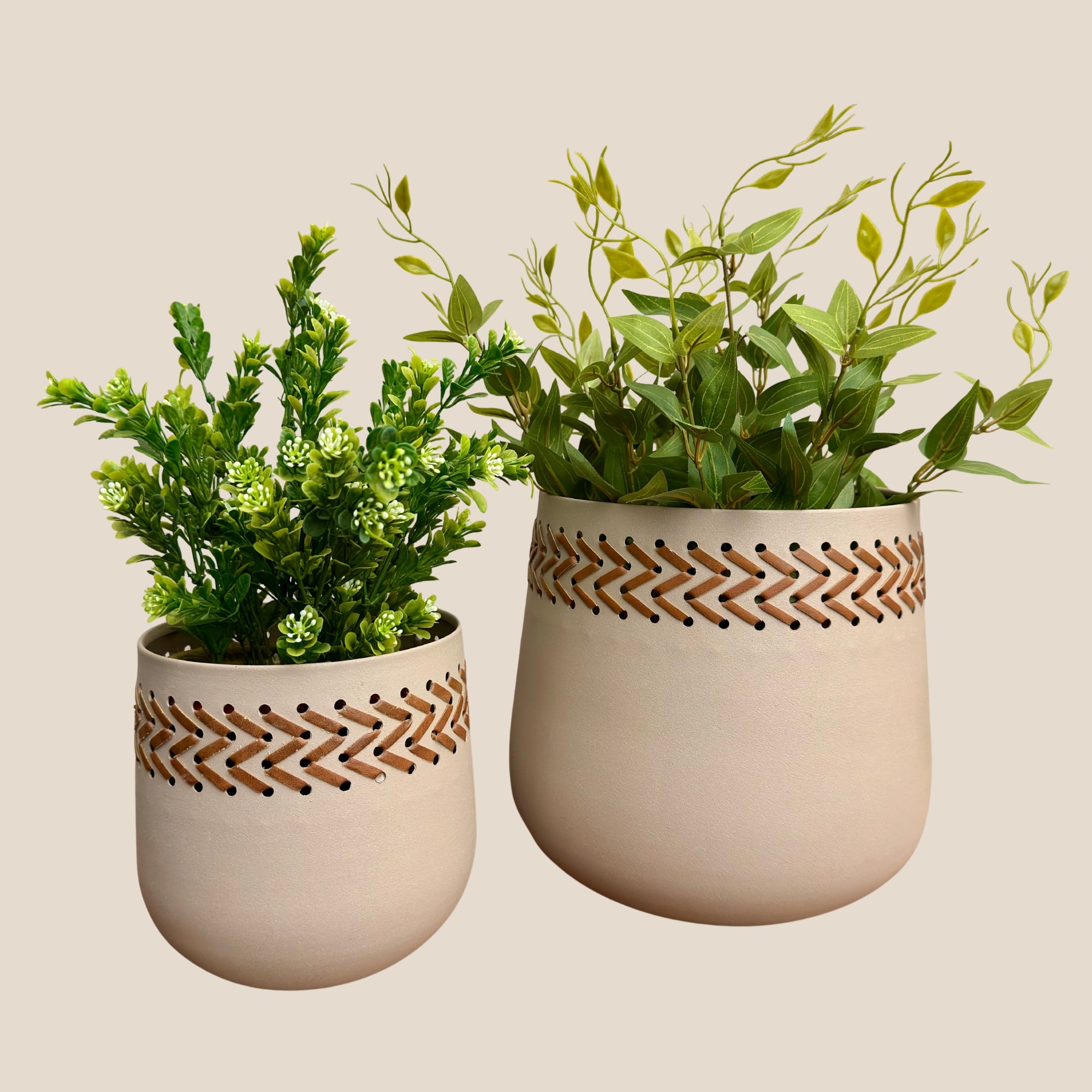 Soho Planter - Beige (Set of 2)