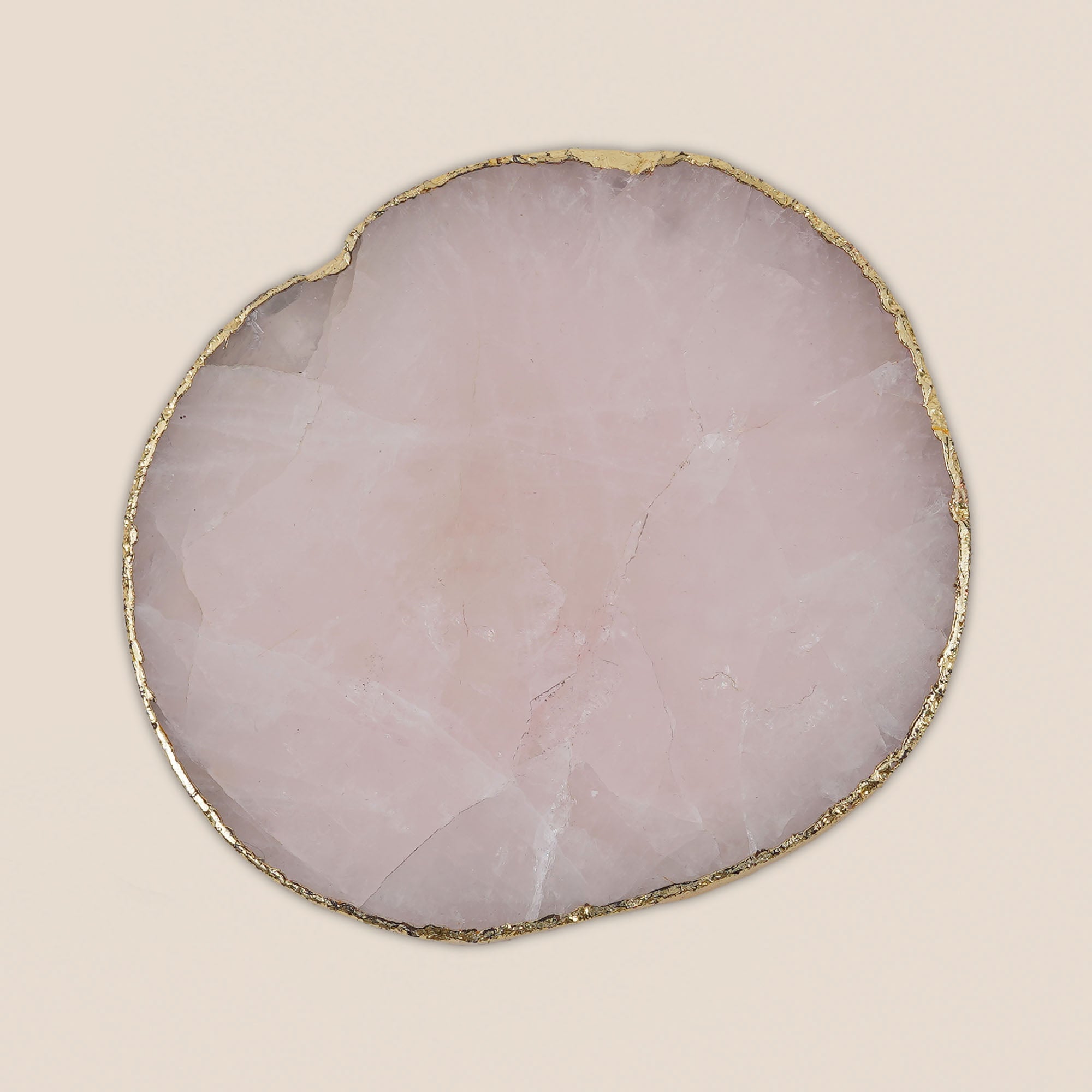Rose Quartz Coaster (Set of 2)