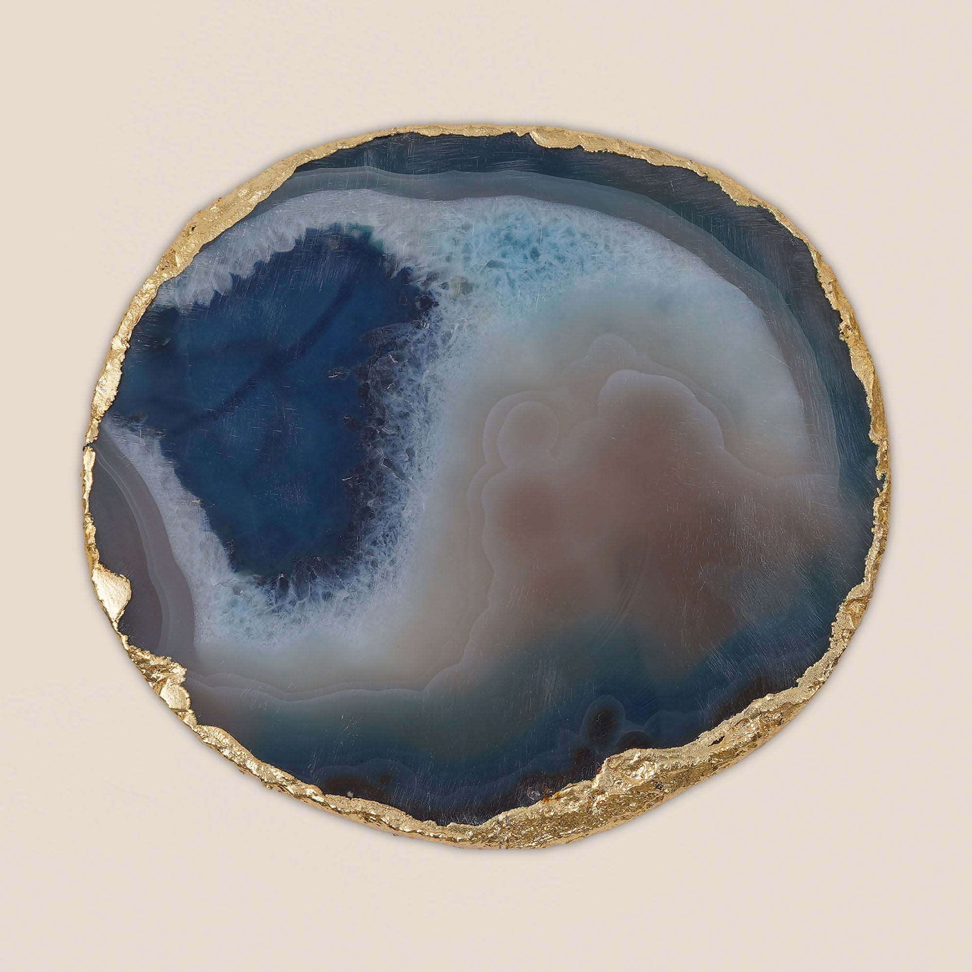 Blue Agate Coaster – Sold Individually
