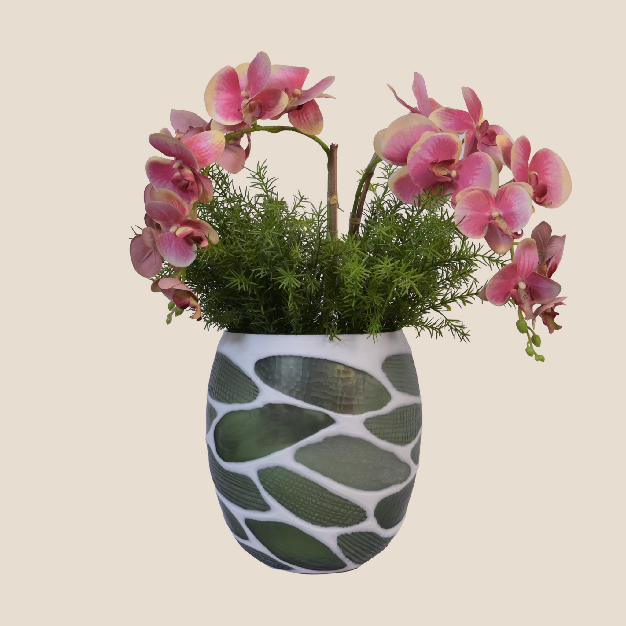 Mossaic Mint Vase