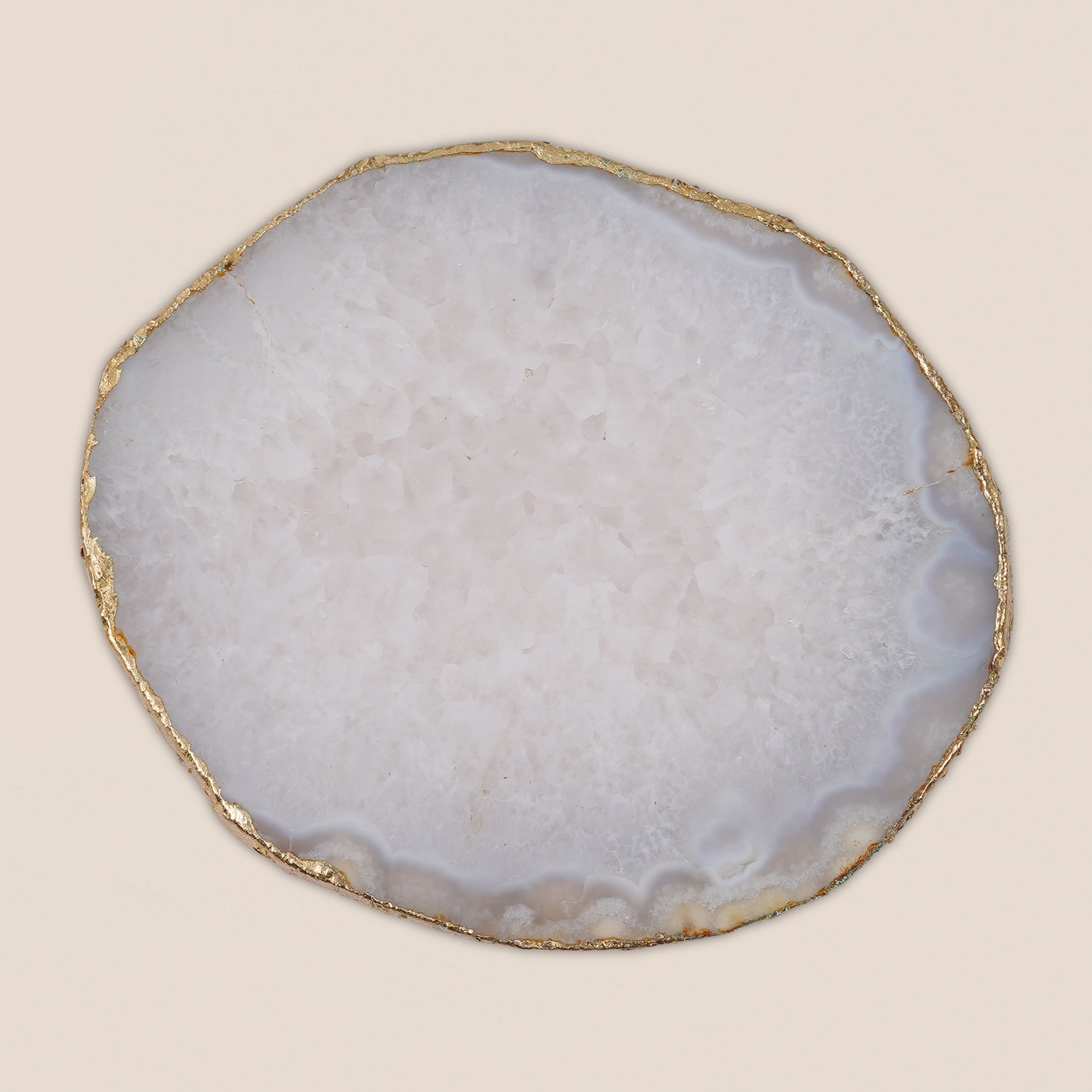 White Quartz Coaster (Set of 2)