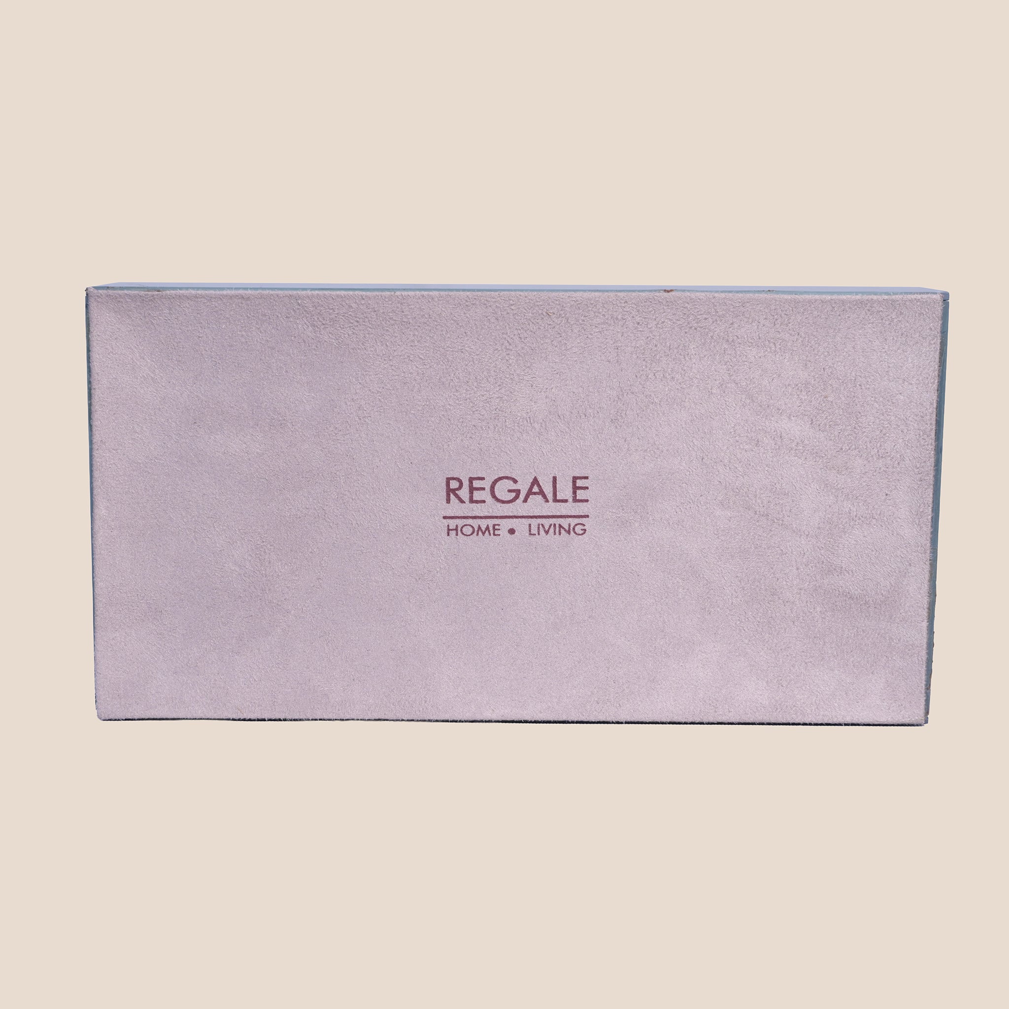 Grey Glass Tissue Box
