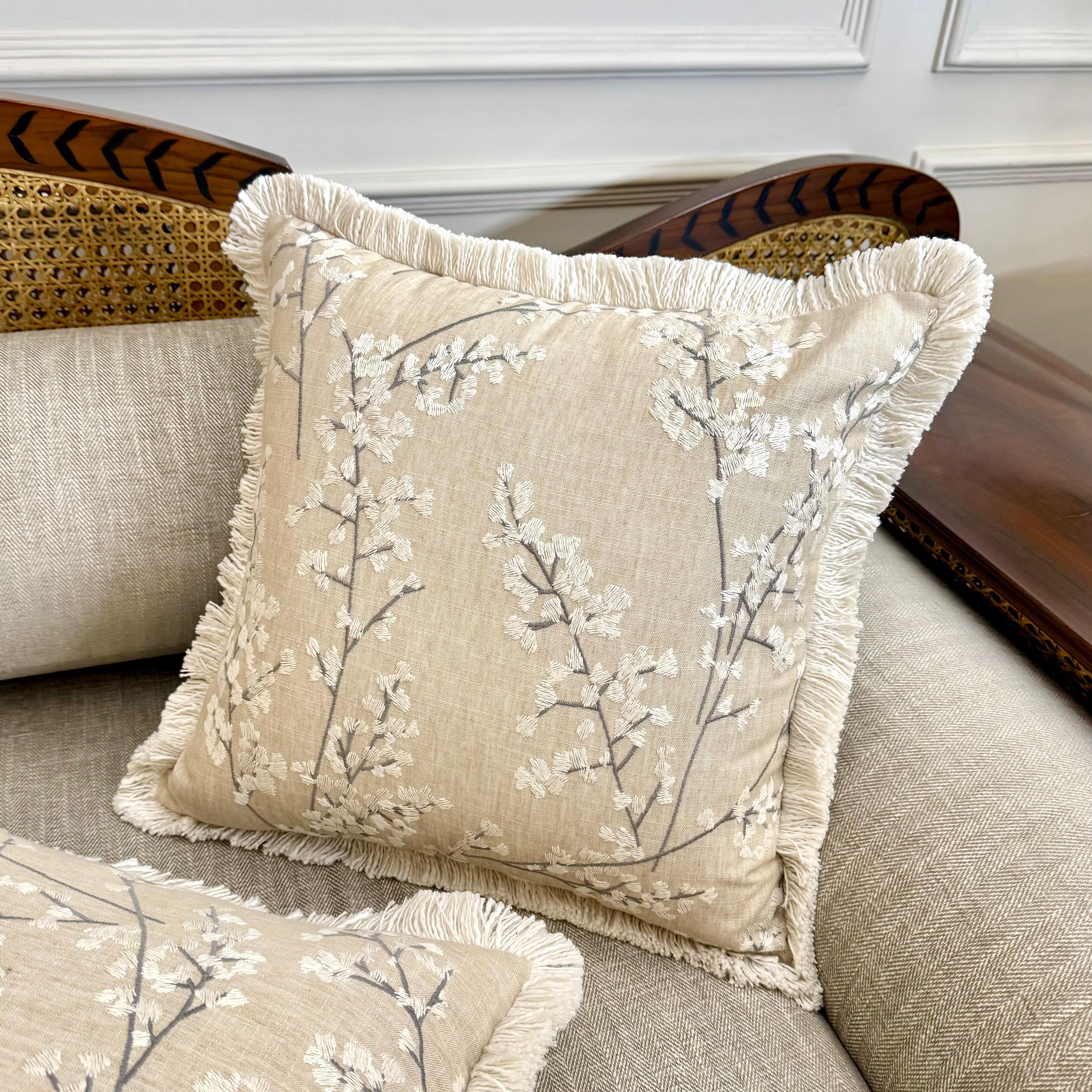 Whispering Bloom Cushion Cover