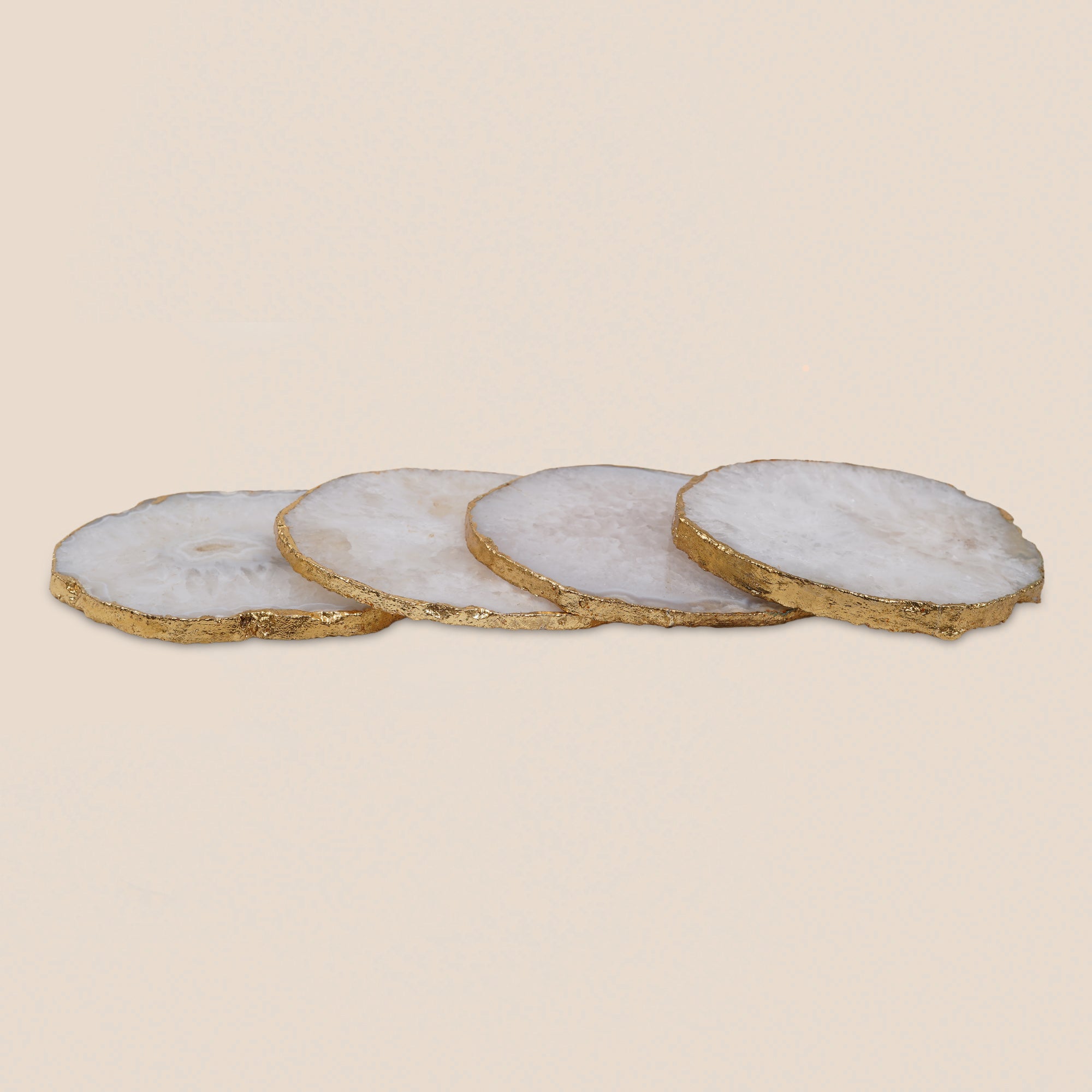 White Quartz Coaster (Set of 2)