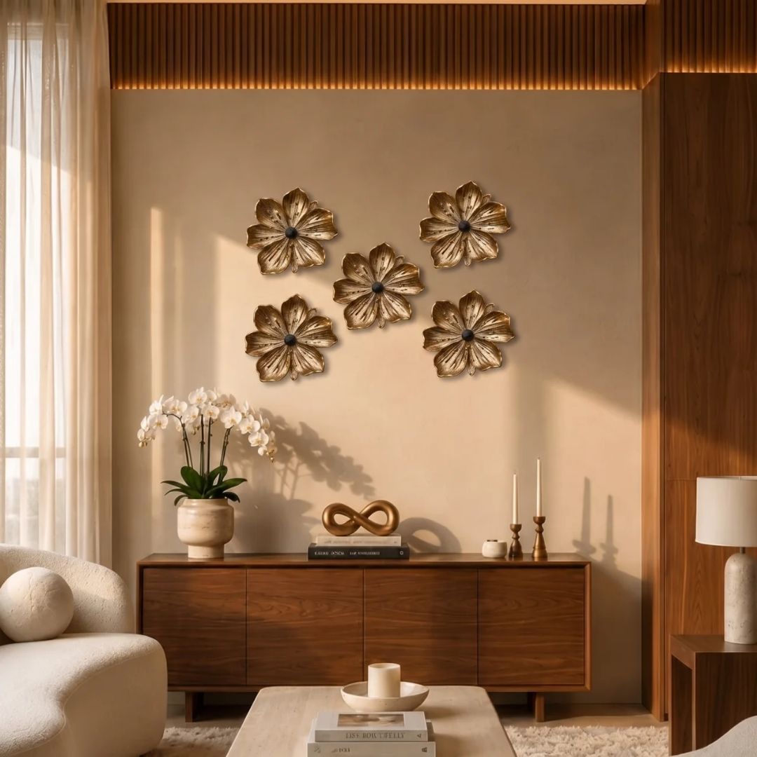 Gilded Flora Wall Decor- Medium