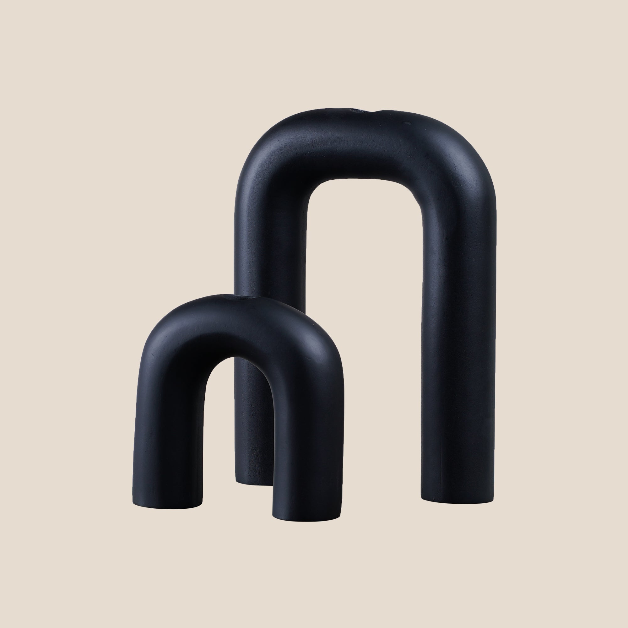Arc Sculptural Decor Objects - Set of Two