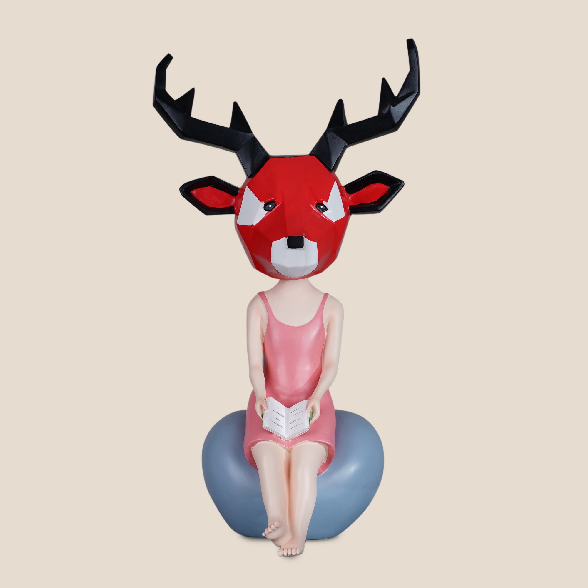 Whimsical Reader Figurine