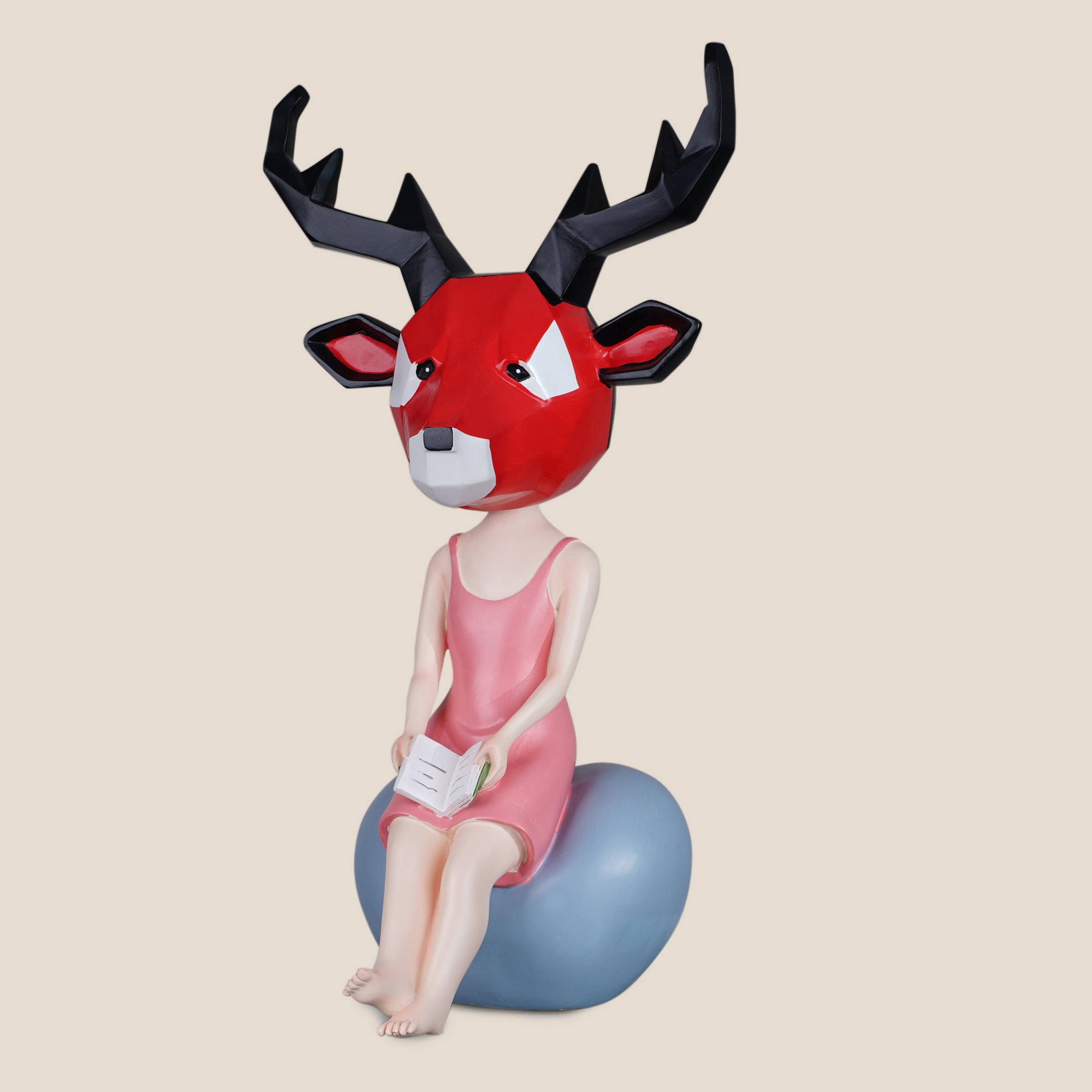 Whimsical Reader Figurine