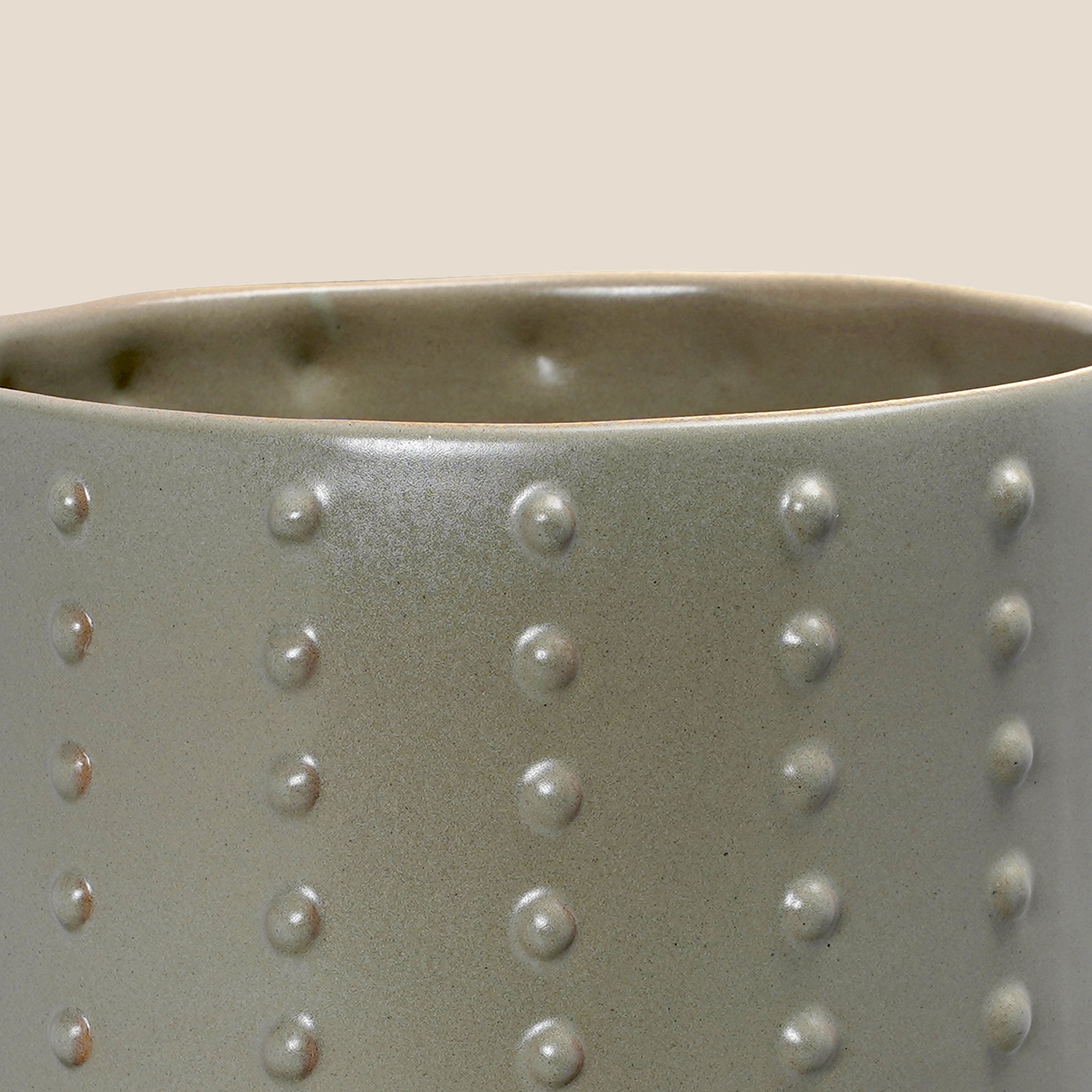 The Grey Pebble Dot Planter