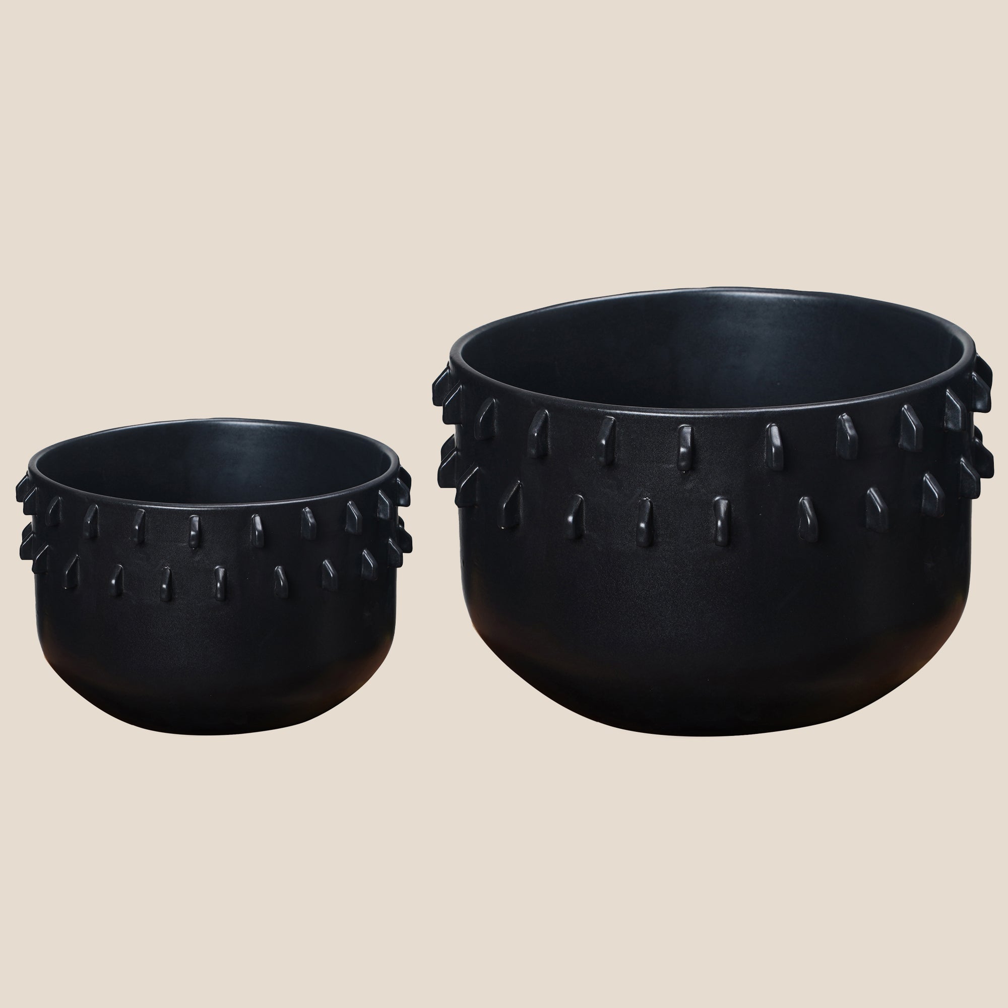 The Spiked Terra Black Planter - Small