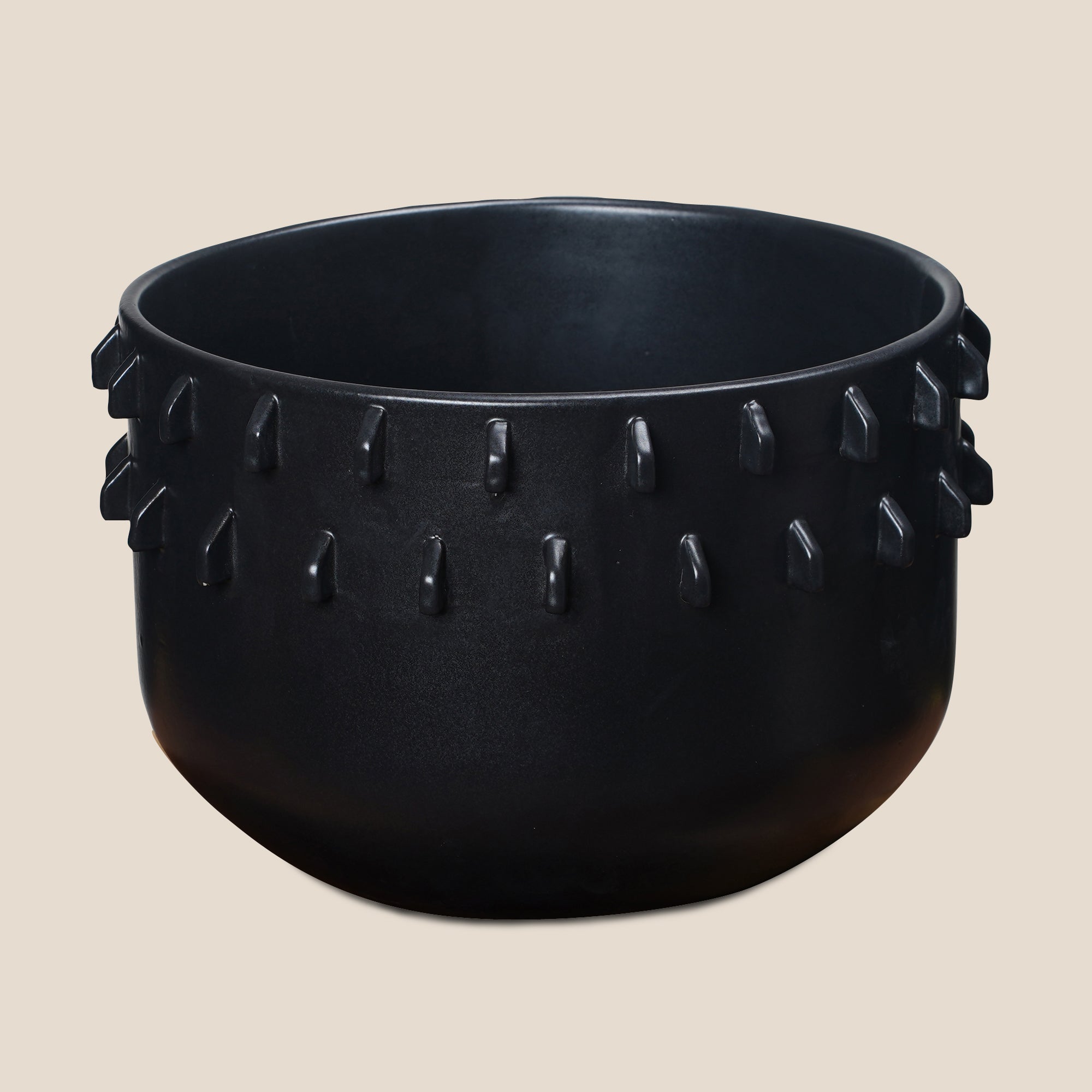 The Spiked Terra Black Planter - Large