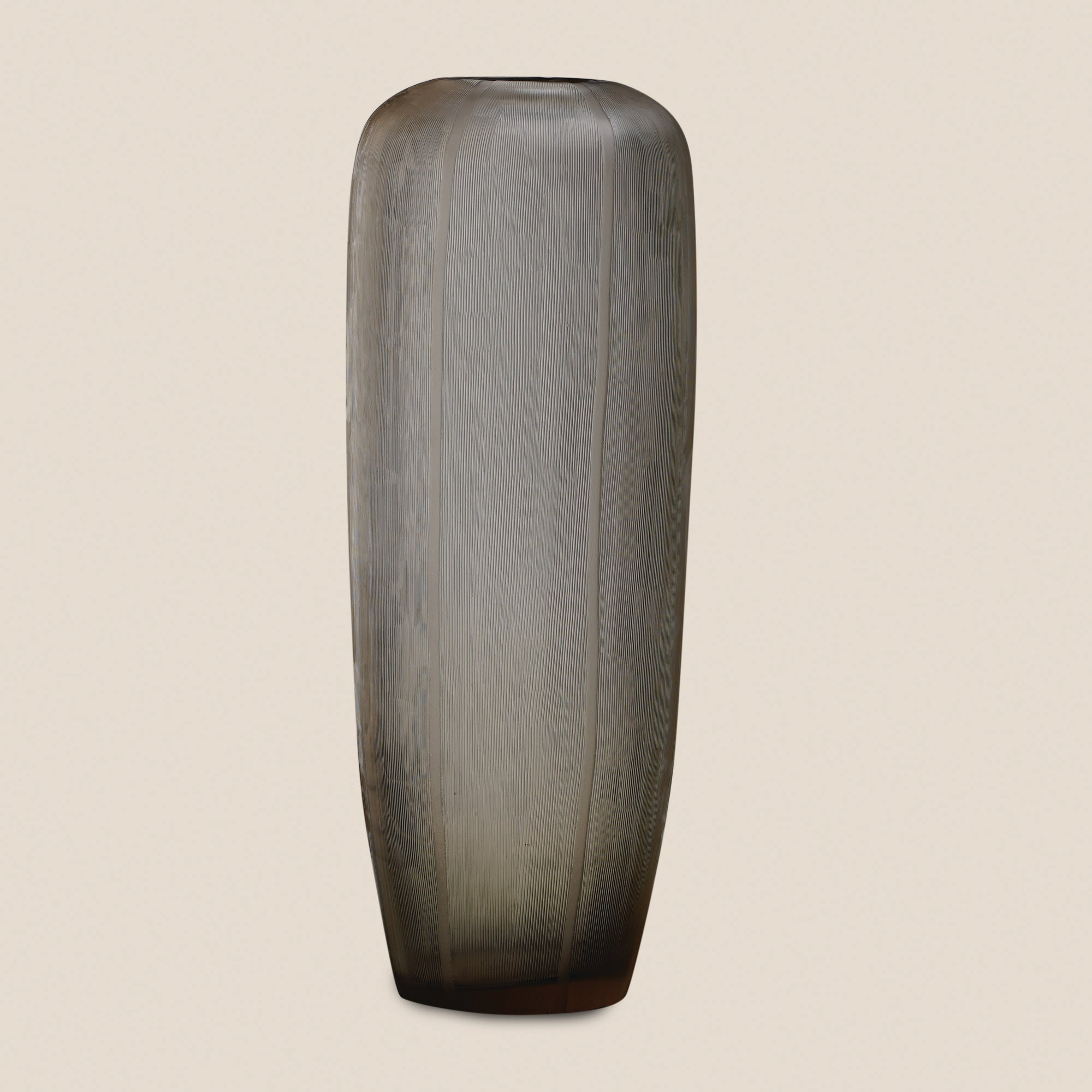 Graphite Flute Vase