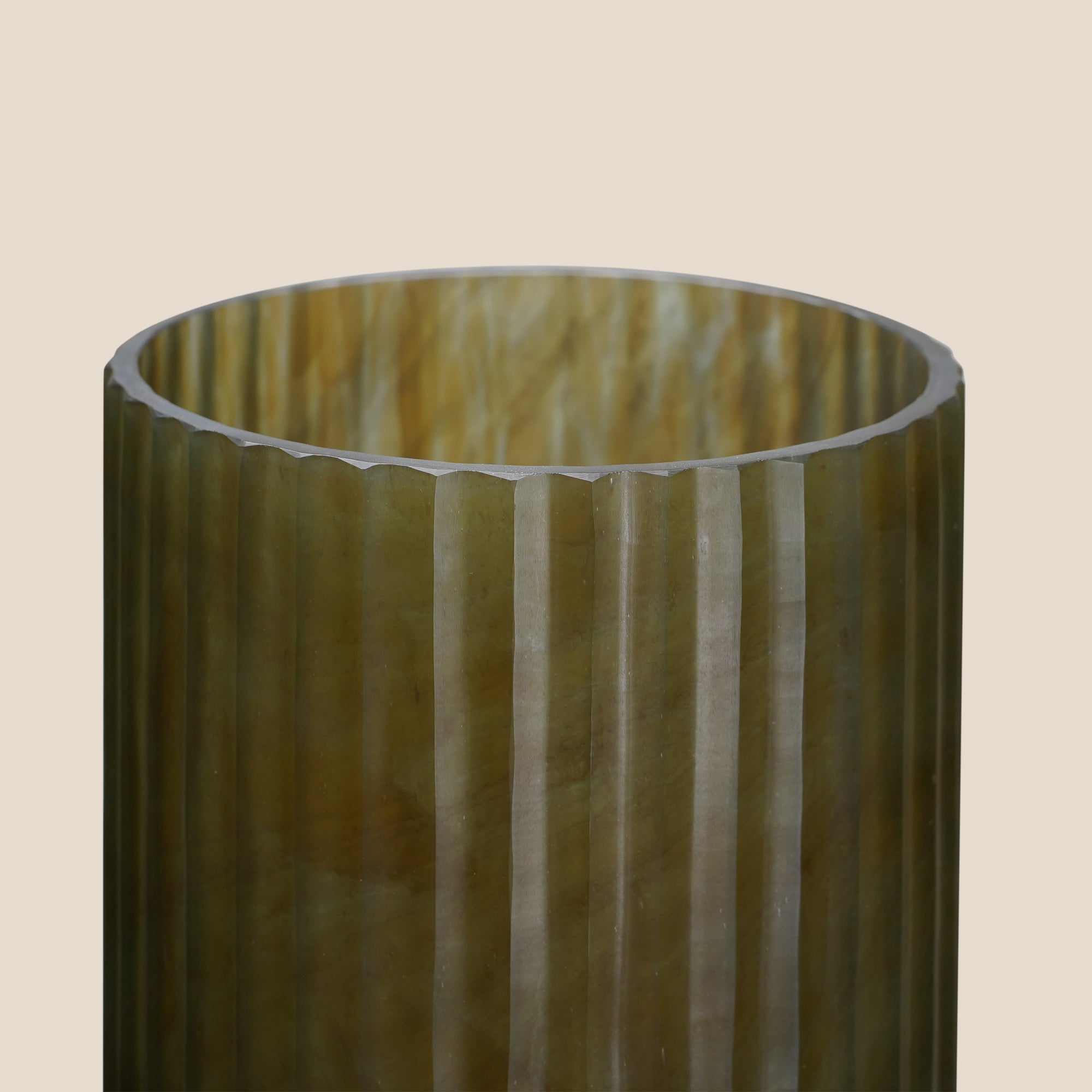 Olive Flute Vase